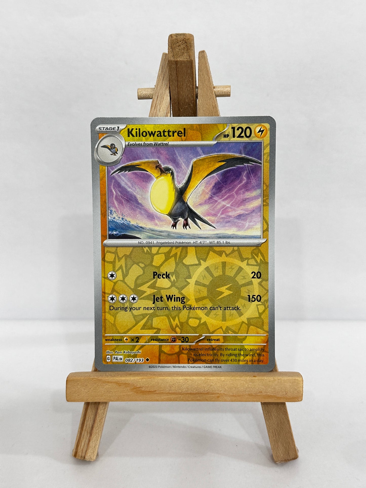 Kilowattrel (SV Paldea Evolved) Reverse Holo