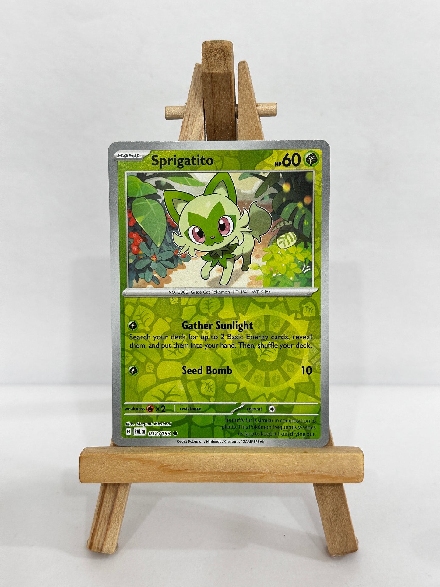 Sprigatito (SV Paldea Evolved) Reverse Holo