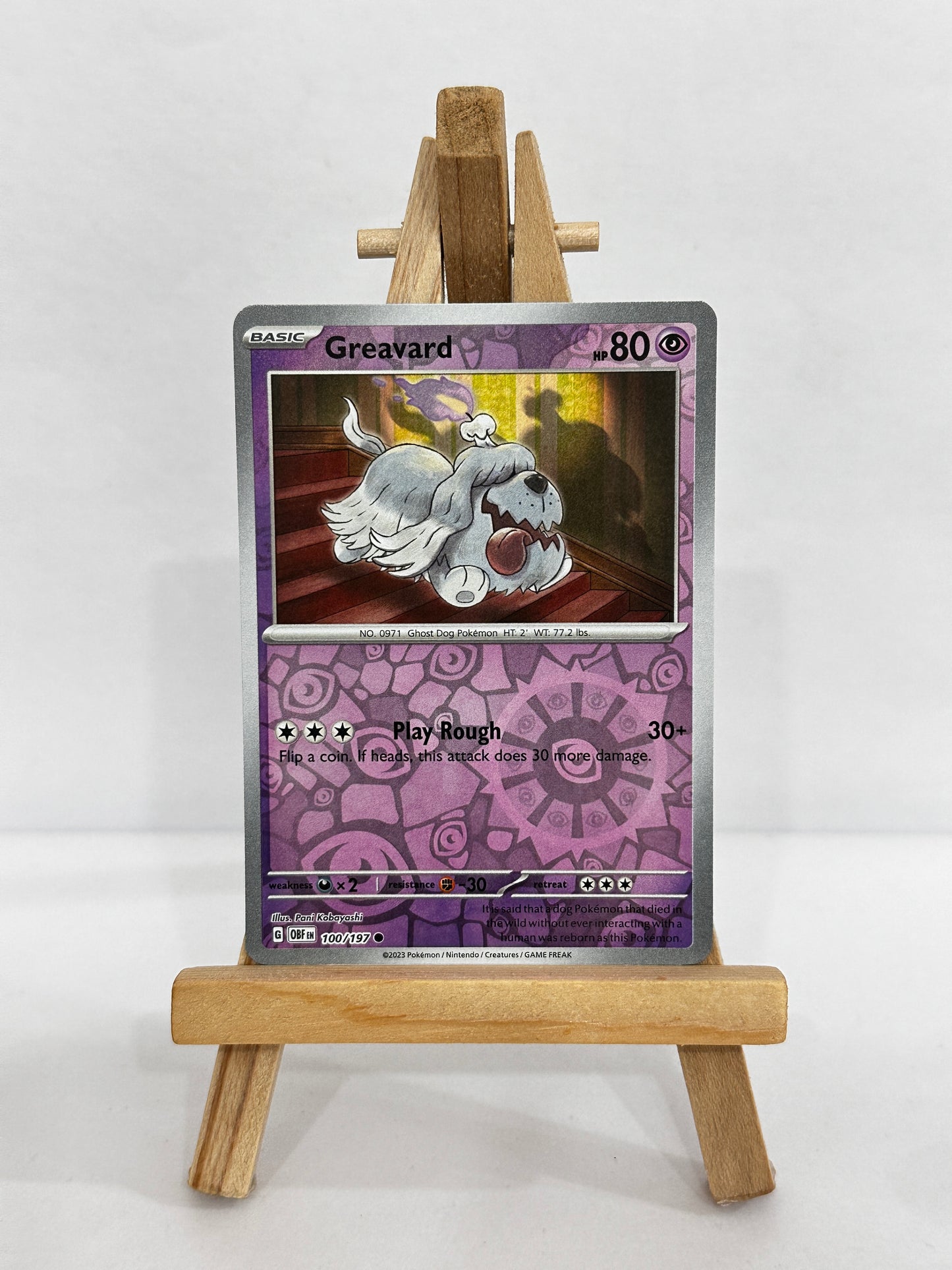 Greavard (SV Obsidian Flames) Reverse Holo