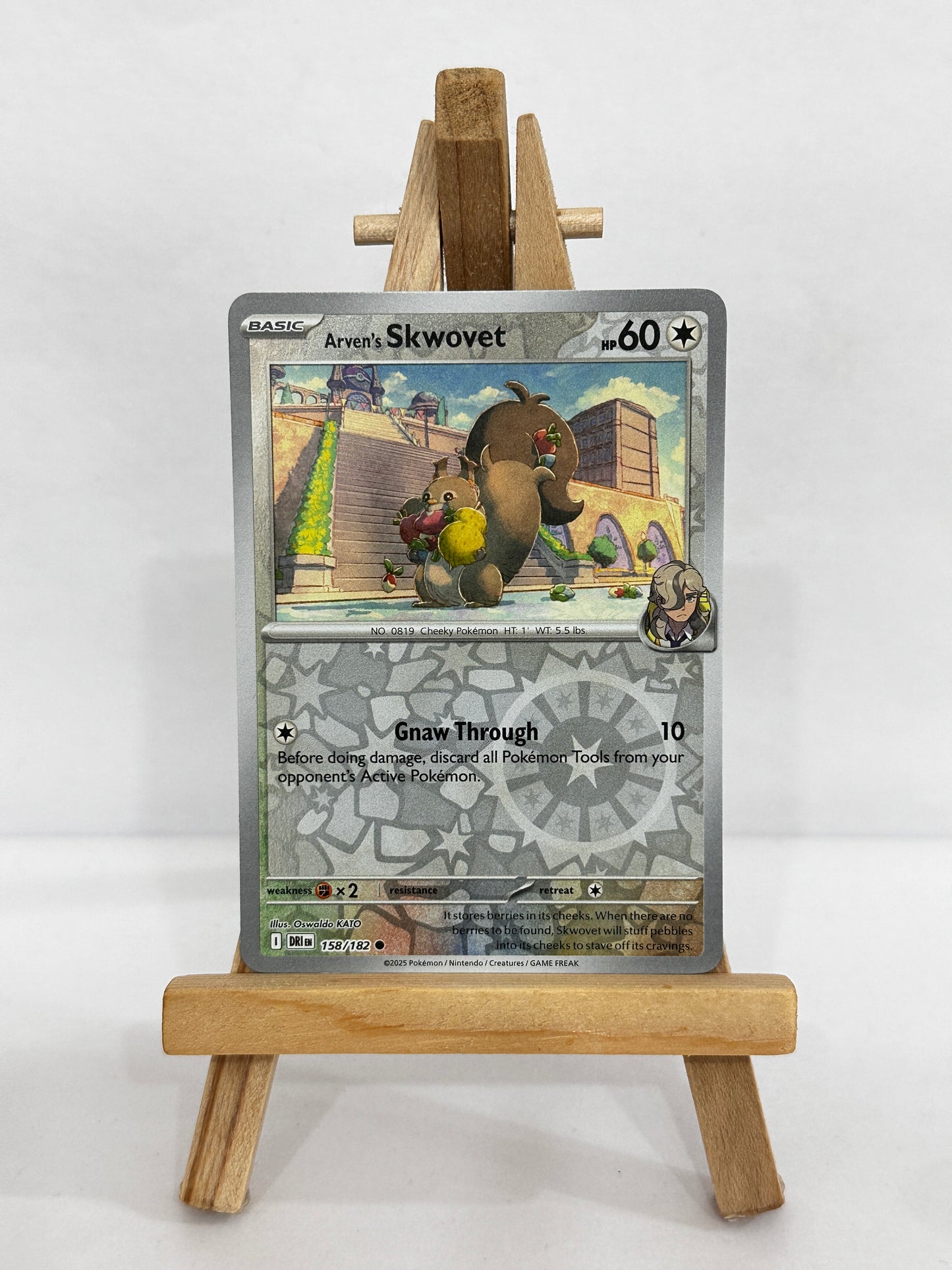 Arven’s Skwovet (SV Destined Rivals) Reverse Holo