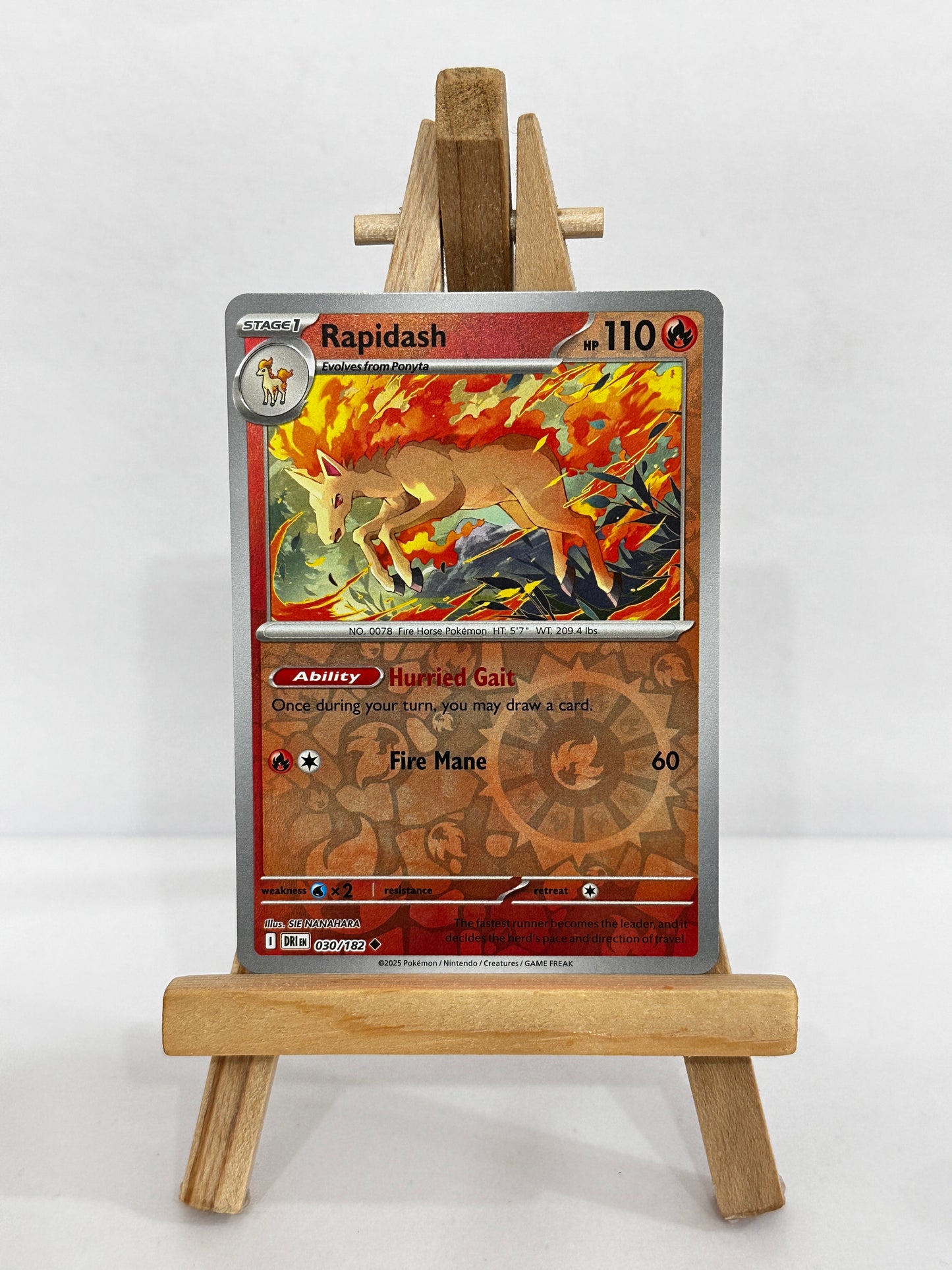 Rapidash (SV Destined Rivals) Reverse Holo
