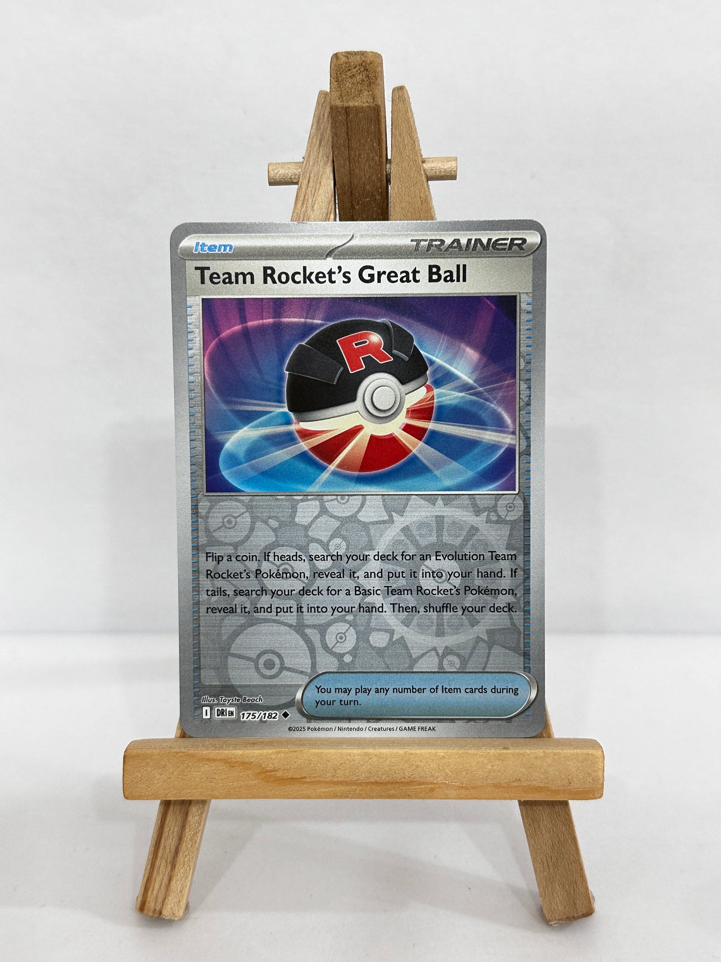 Team Rocket’s Great Ball (SV Destined Rivals) Reverse Holo