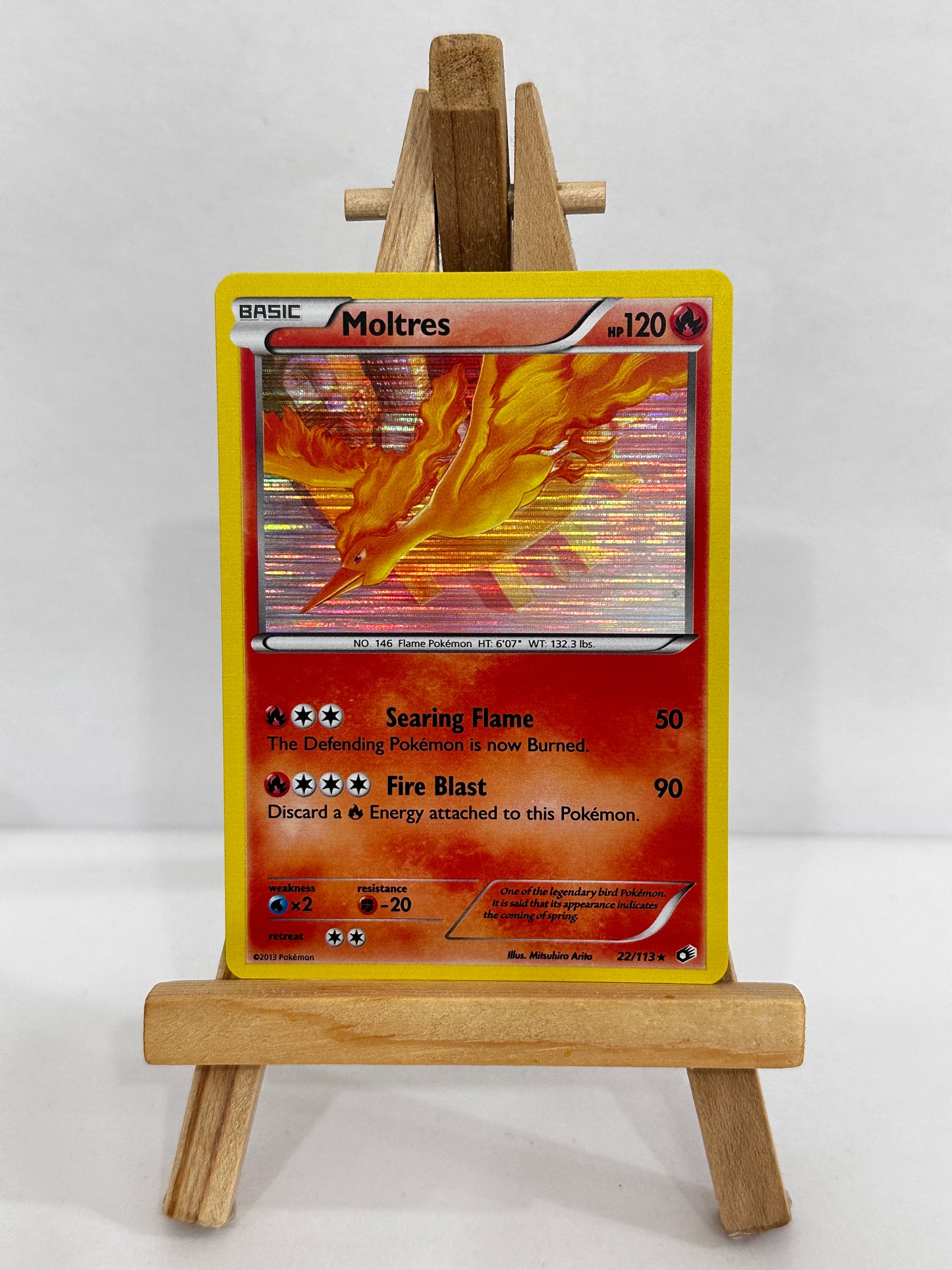 Moltres 22/113 (BW Legendary Treasures) Holo