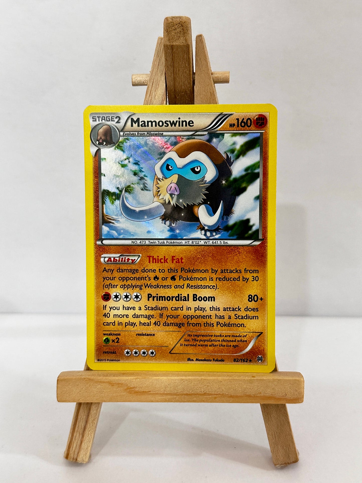 Mamoswine 82/162 (XY Breakthrough) Holo