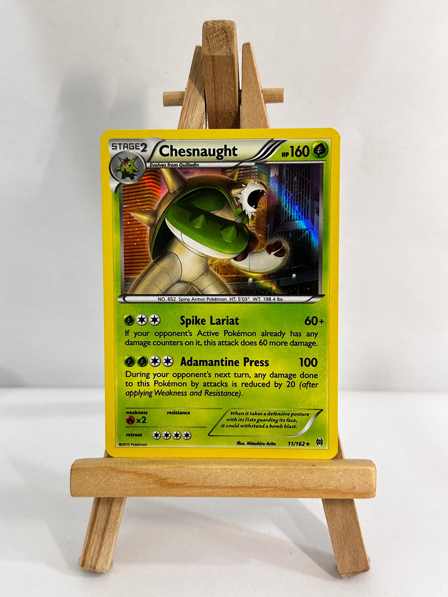 Chesnaught 11/162 (XY Breakthrough) Holo