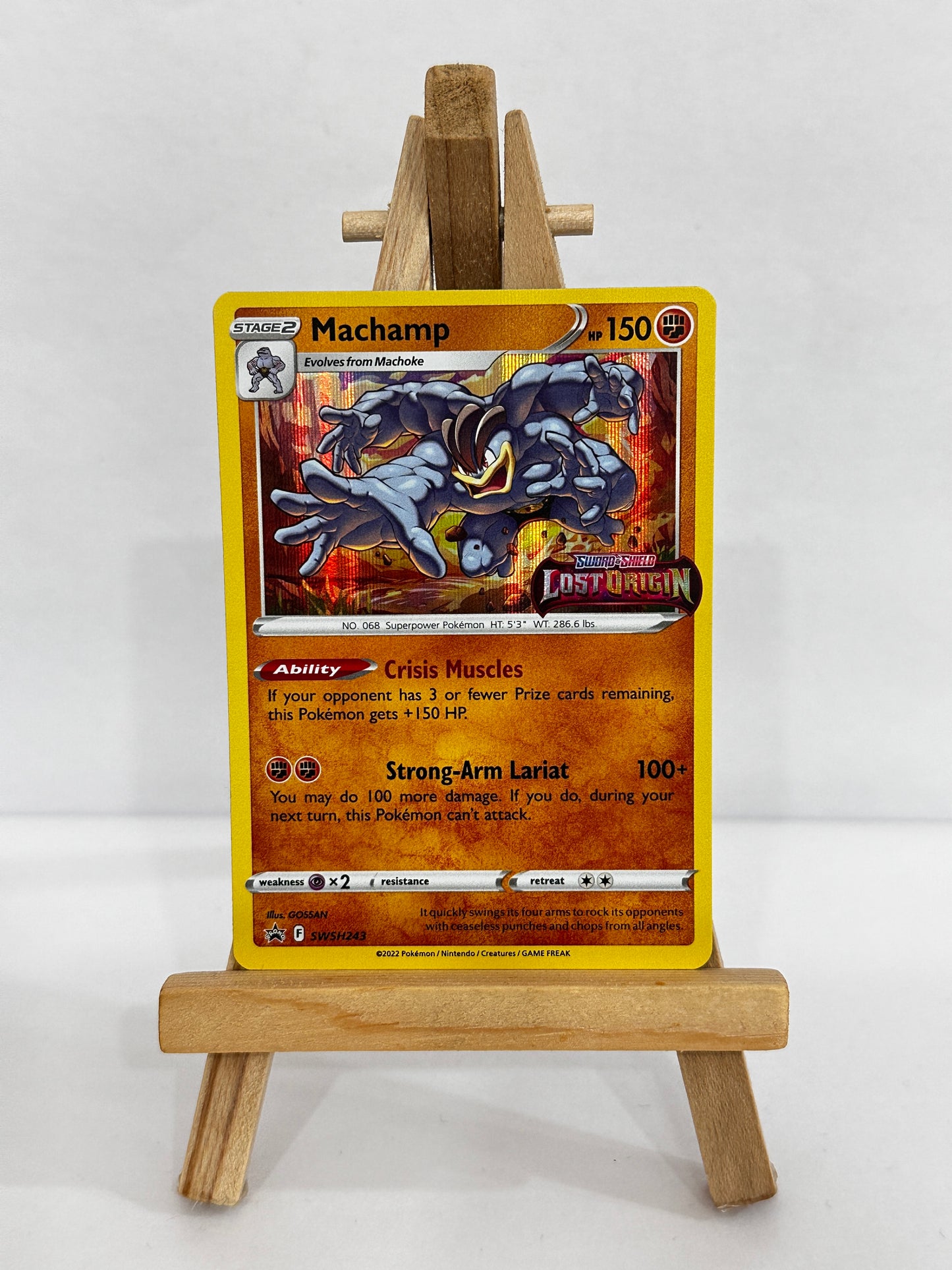 Machamp SWSH243 Stamped Pre Release Promo