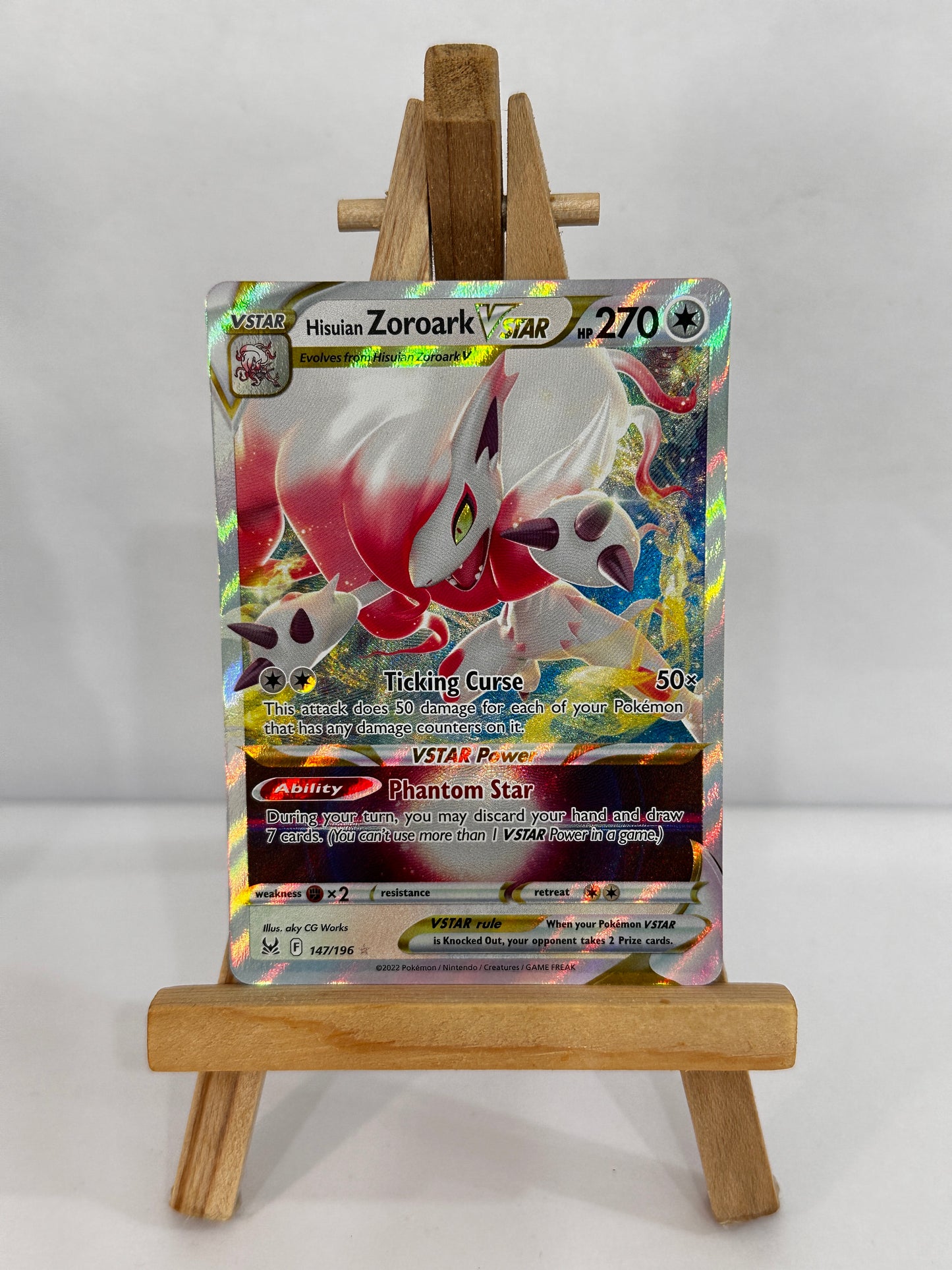 Hisuian Zoroark Vstar (SWSH Lost Origin)