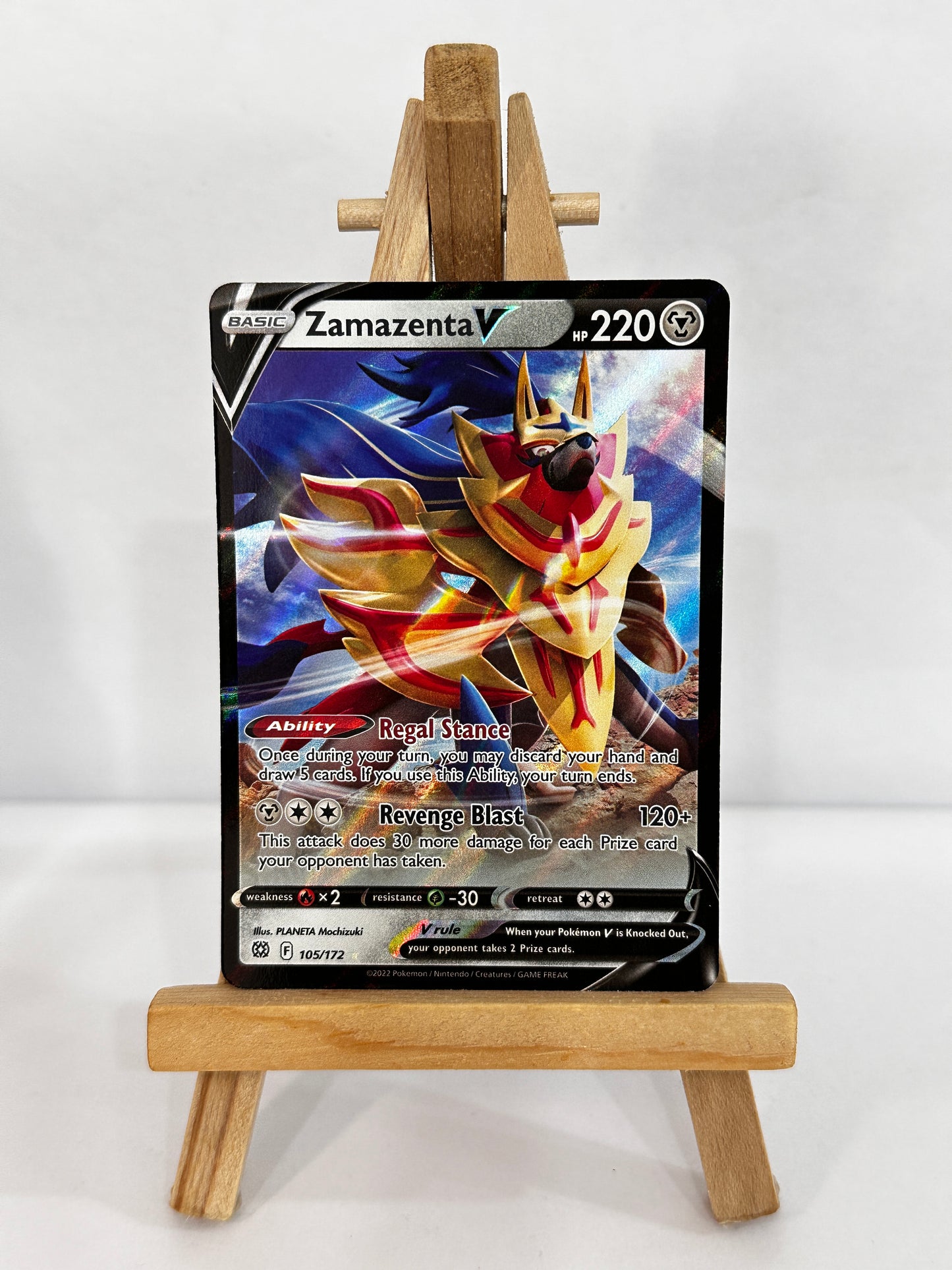 Zamazenta V (SWSH Brilliant Stars)
