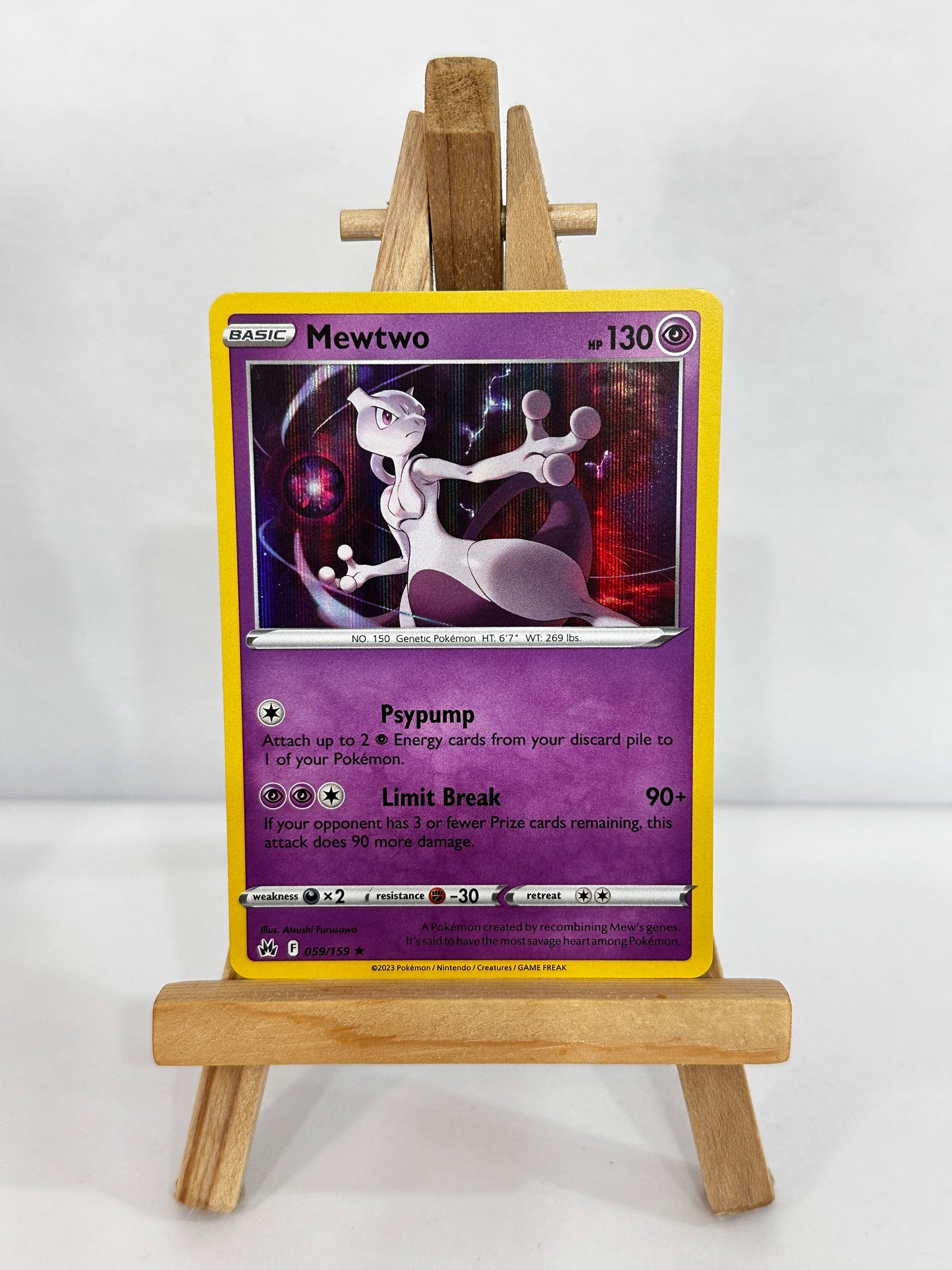 Mewtwo (SWSH Crown Zenith) Holo