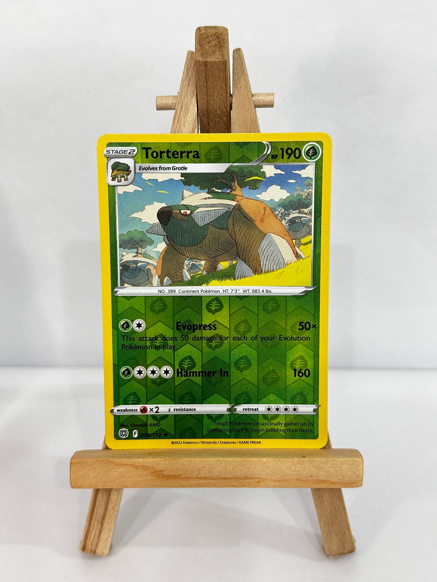 Torterra (SWSH Brilliant Stars) Reverse Holo