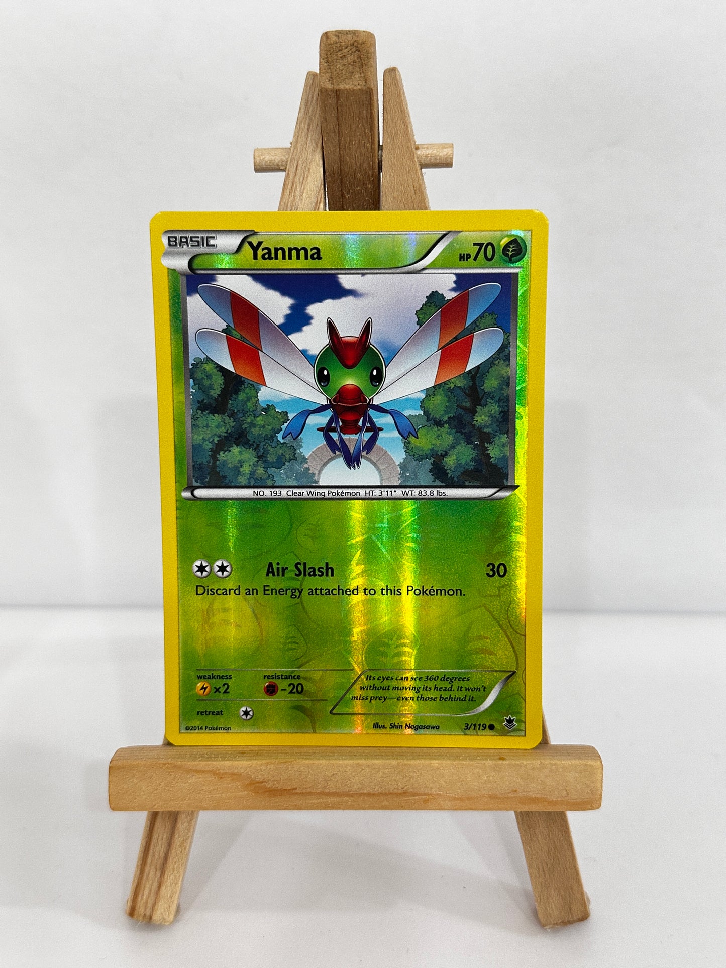 Yanma (XY Phantom Forces) Reverse Holo LP+ 129
