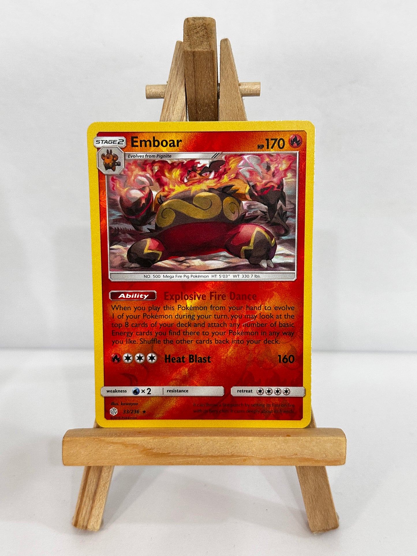 Emboar (SM Cosmic Eclipse) Reverse Holo