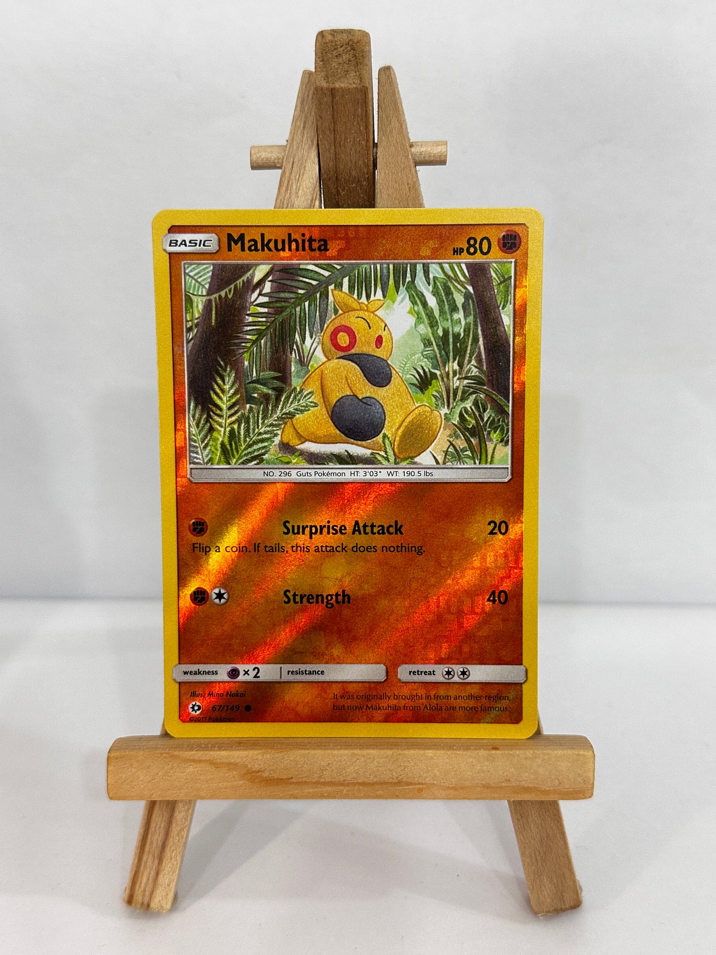 Makuhita (Sun & Moon) Reverse Holo