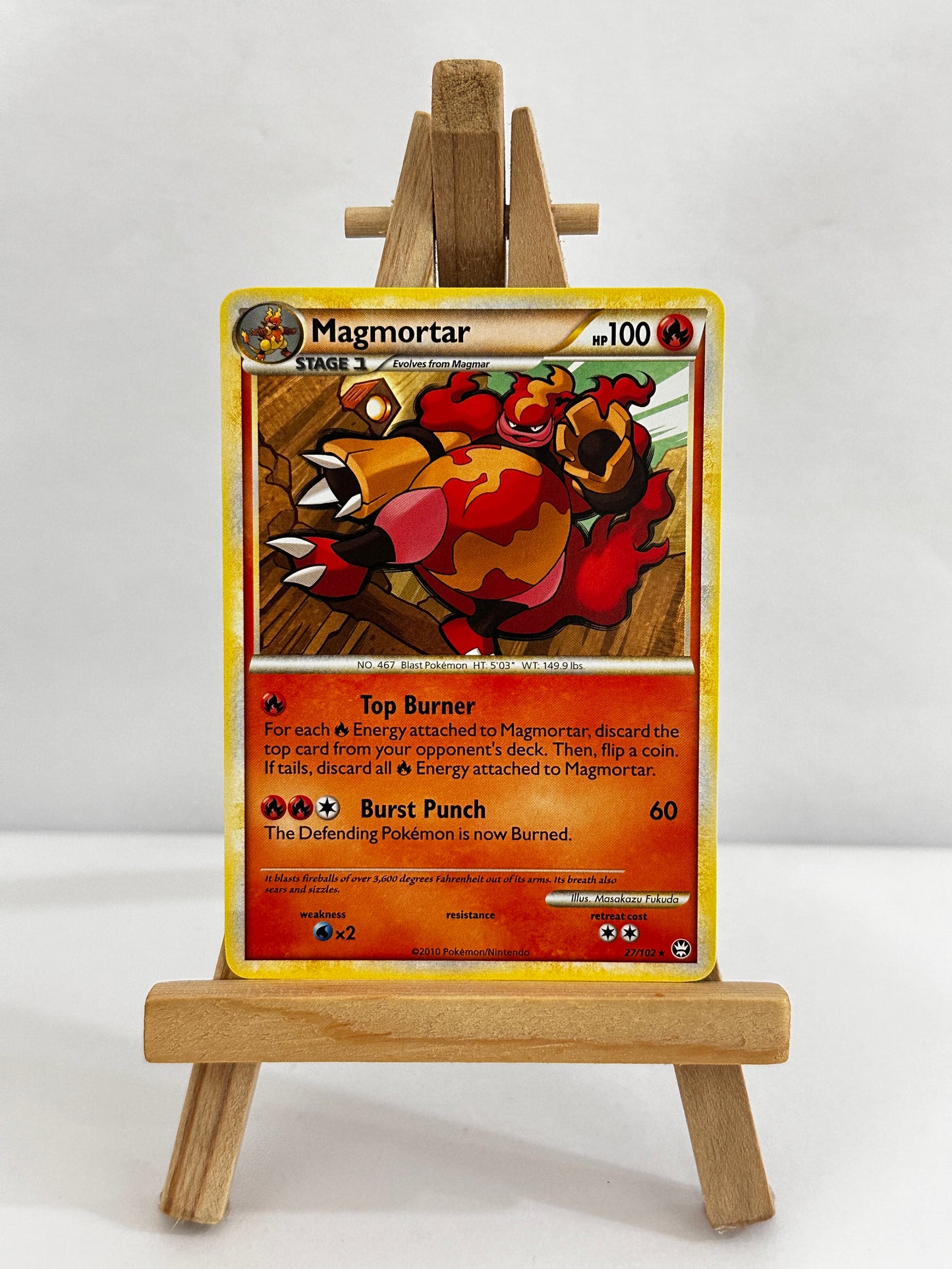 Magmortar (HGSS Triumphant) Rare