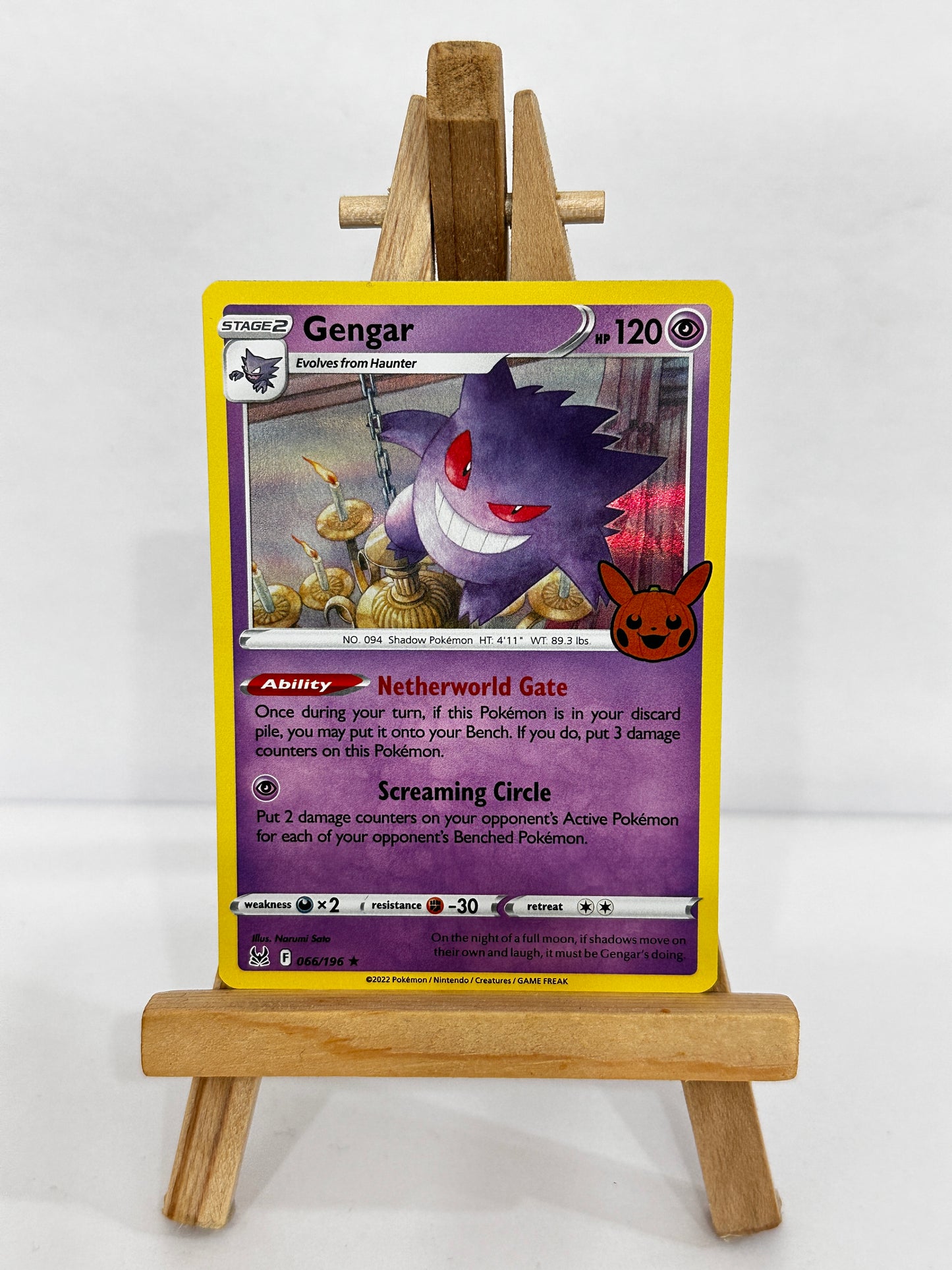 Gengar 066/196 (Trick or Trade) Holo