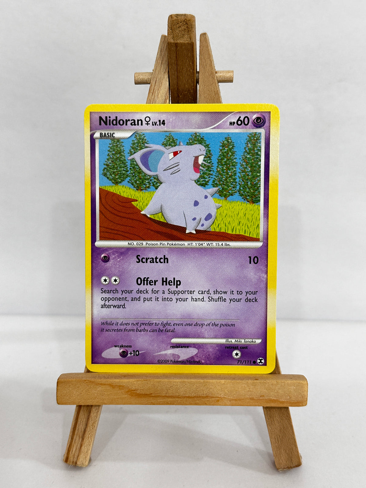 Nidoran (F) LV.14 (Platinum Rising Rivals)