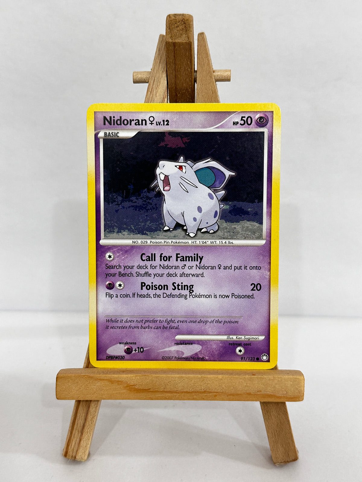 Nidoran (F) LV.12 (DP Mysterious Treasures)
