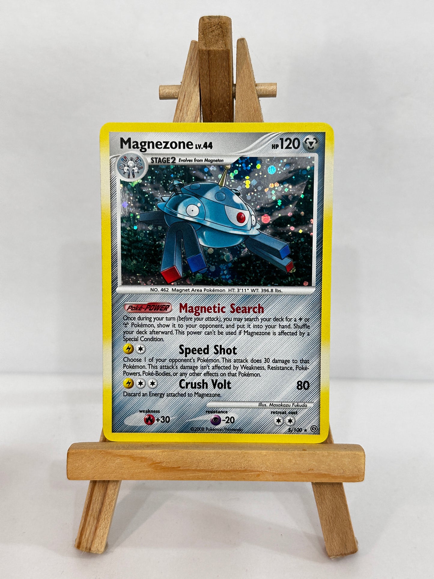 Magnezone LV.44 (DP Stormfront) Holo Swirl π