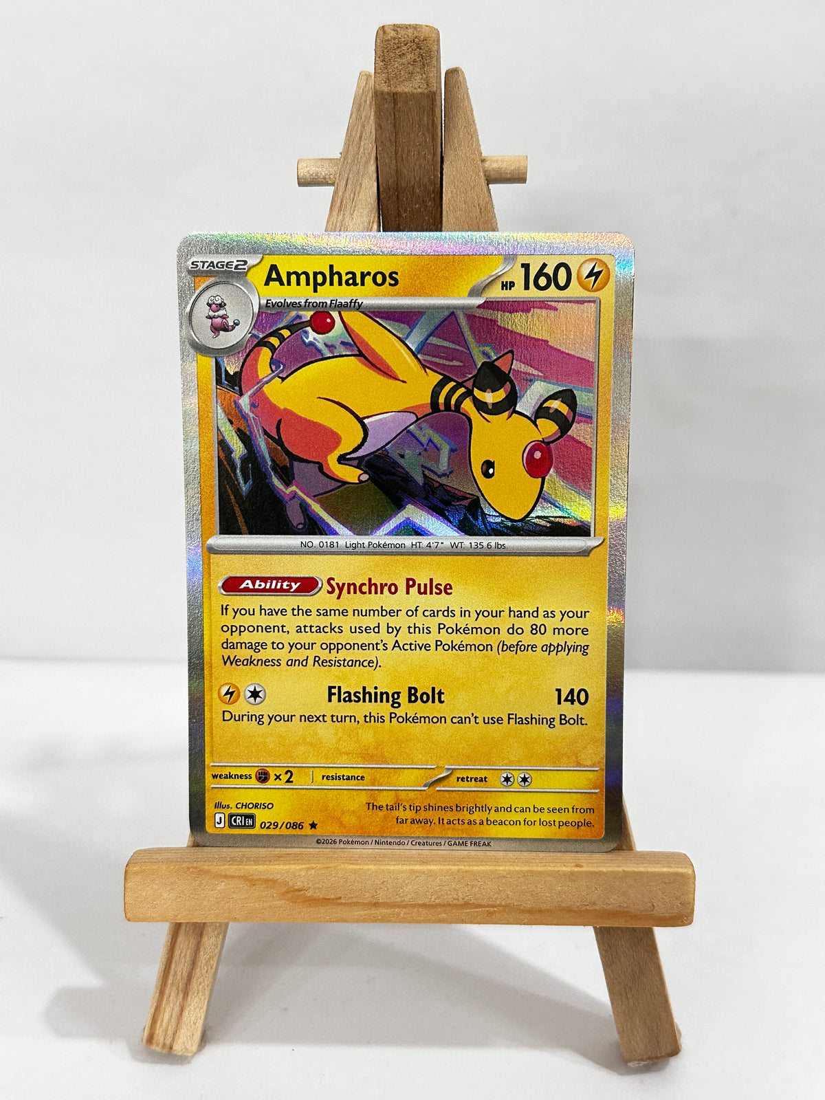 Ampharos (ME Chaos Rising) Holo