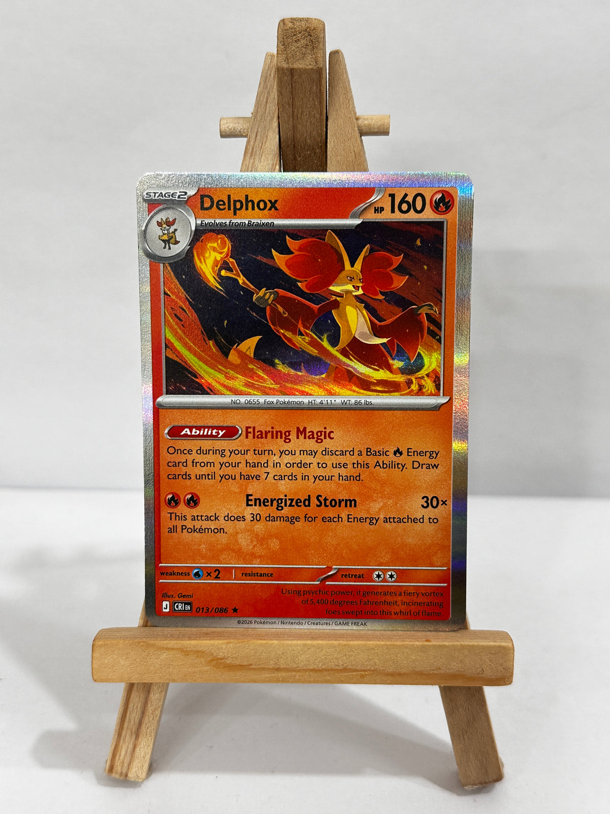 Delphox (ME Chaos Rising) Holo