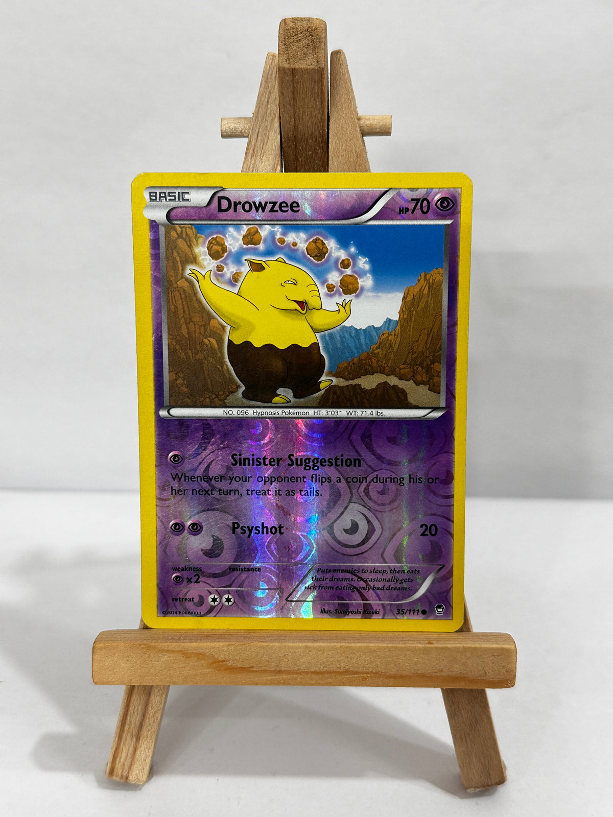 Drowzee (XY Furious Fists) Reverse Holo