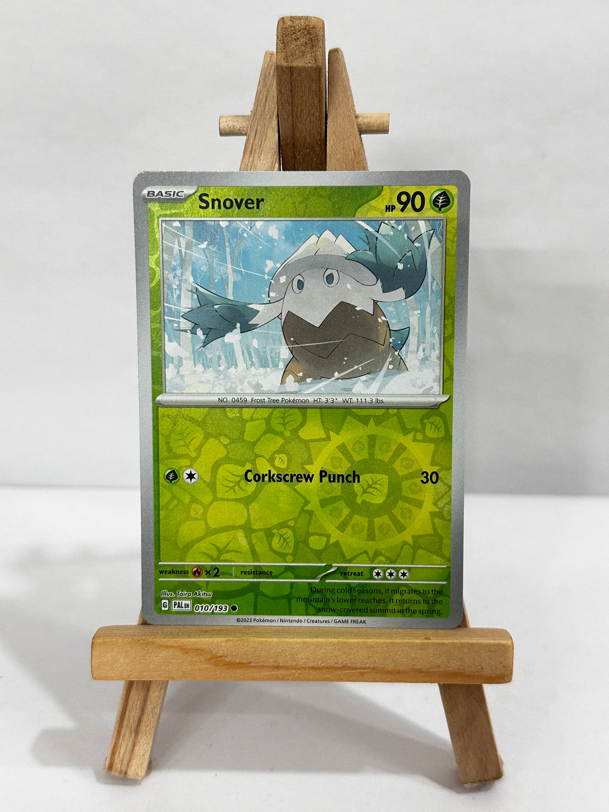 Snover (SV Paldea Evolved) Reverse Holo