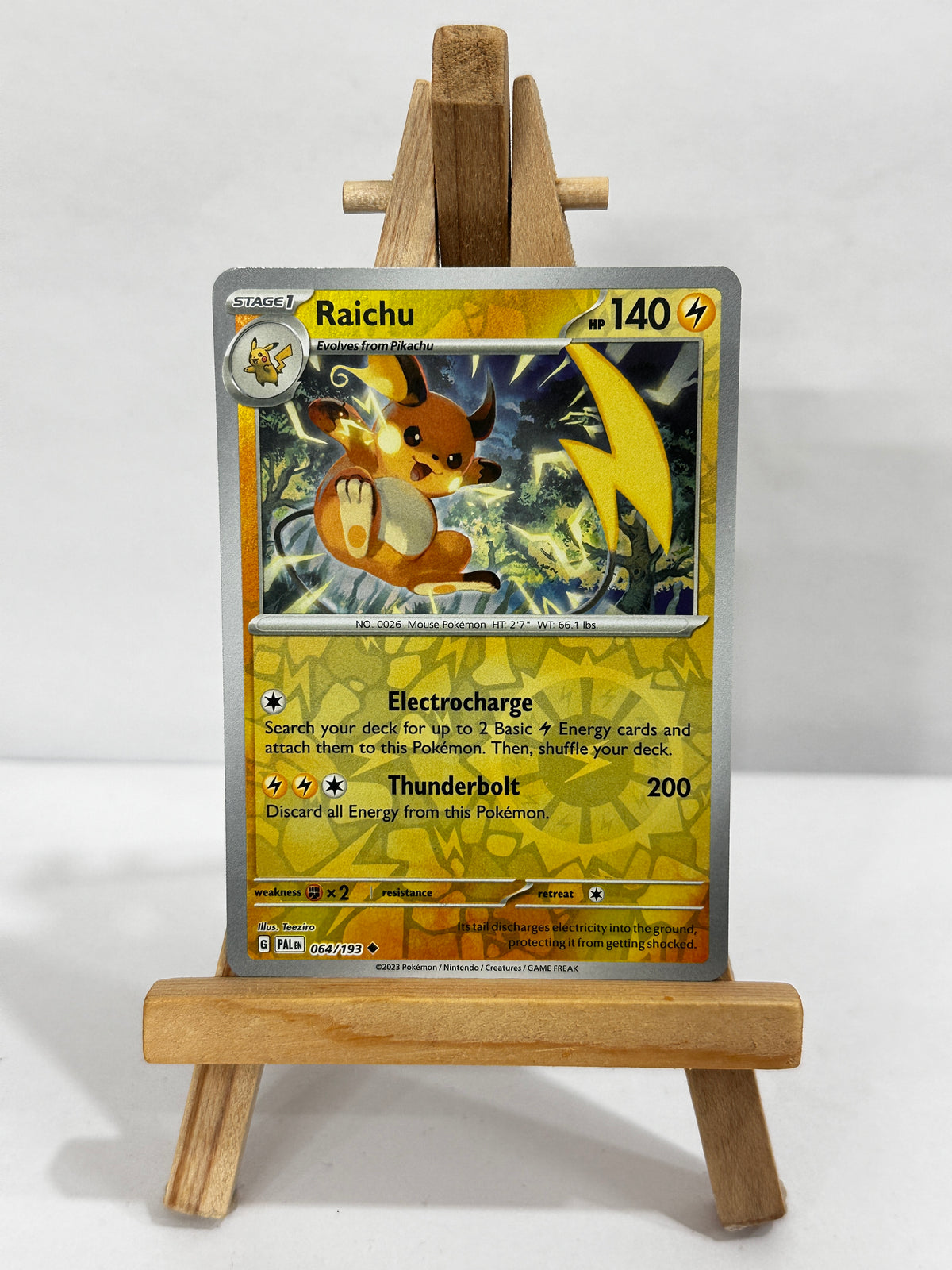 Raichu (SV Paldea Evolved) Reverse Holo