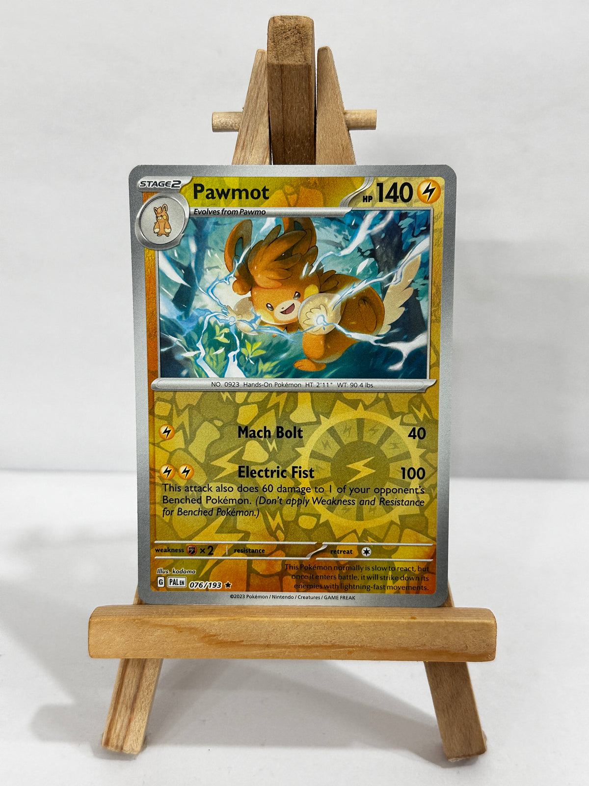 Pawmot (SV Paldea Evolved) Reverse Holo