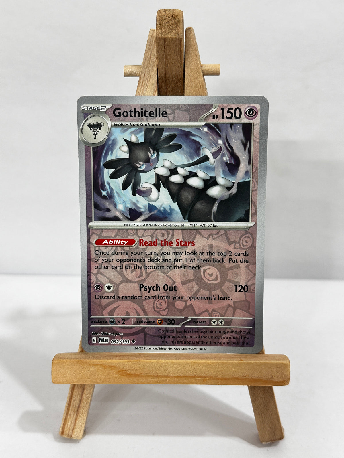 Gothitelle (SV Paldea Evolved) Reverse Holo