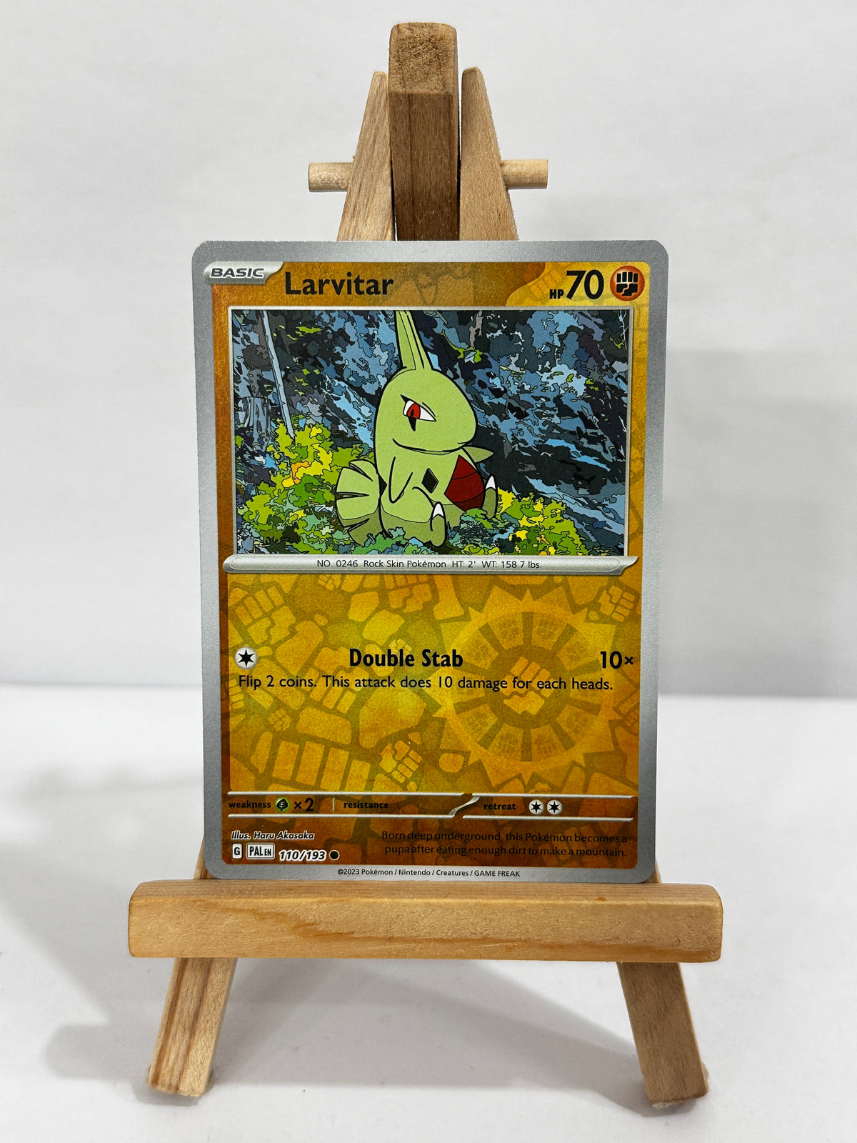 Larvitar (SV Paldea Evolved) Reverse Holo