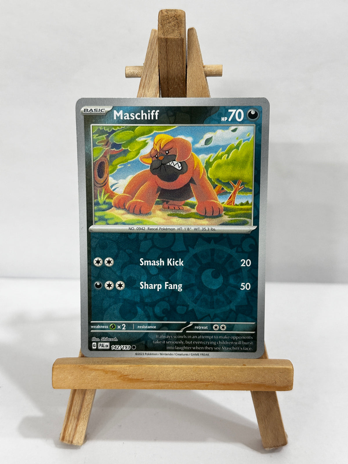 Maschiff (SV Paldea Evolved) Reverse Holo
