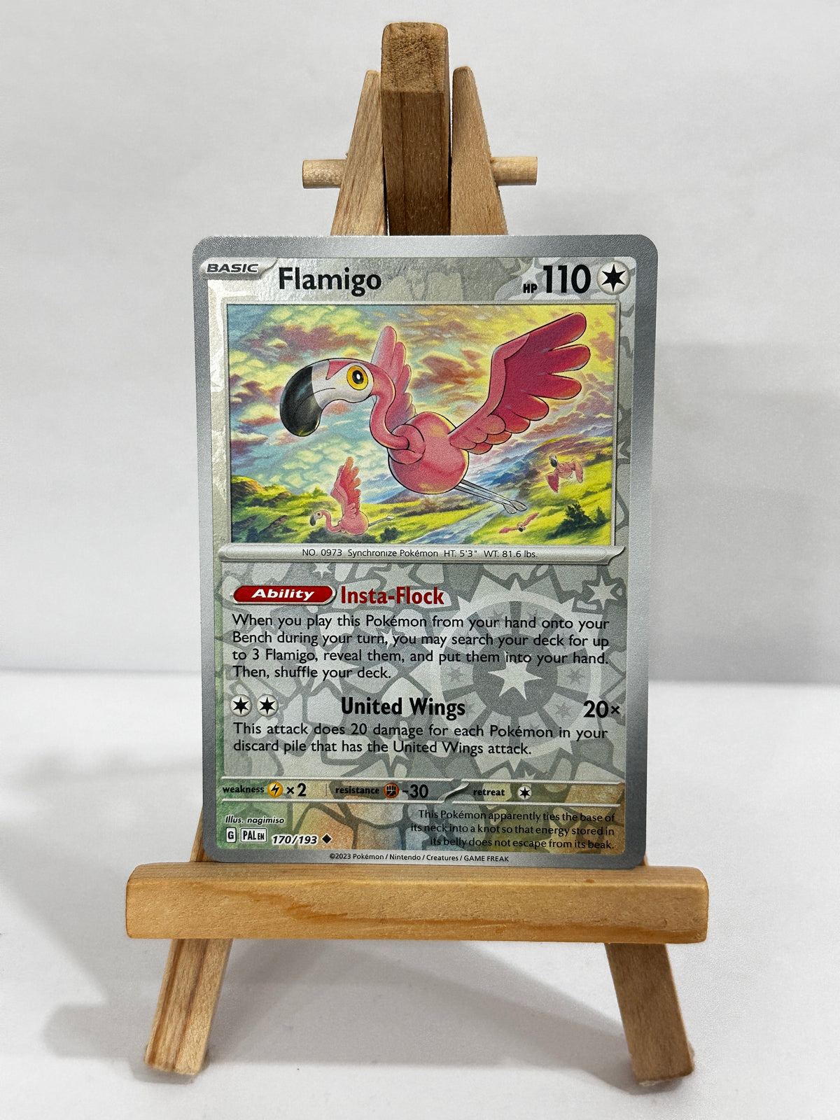 Flamigo (SV Paldea Evolved) Reverse Holo