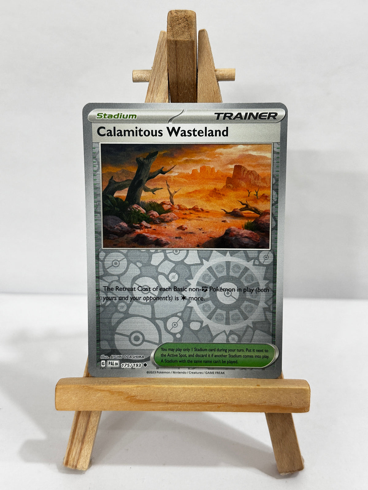 Calamitous Wasteland (SV Paldea Evolved) Reverse Holo