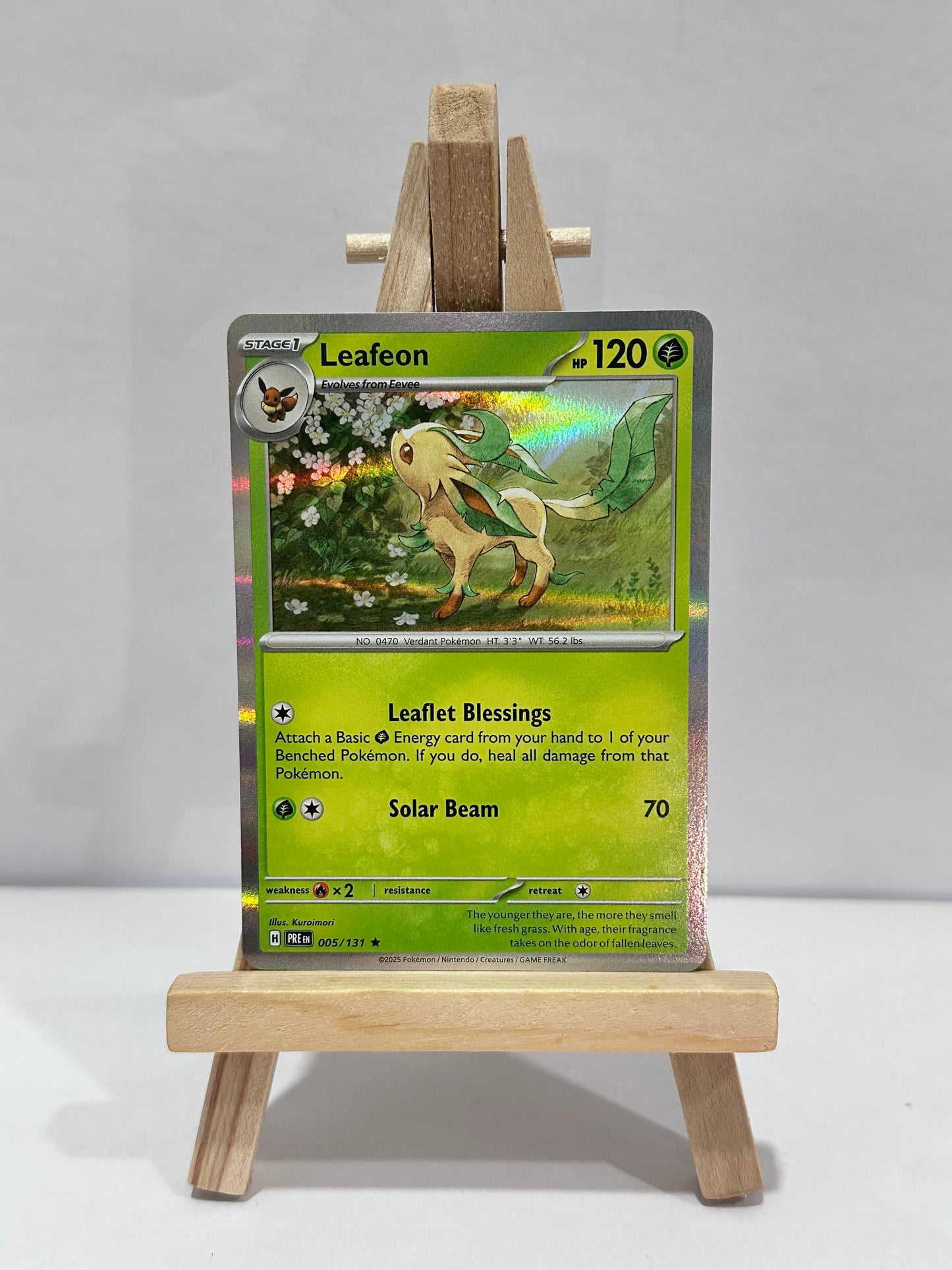 Leafeon (SV Prismatic Evolution) Holo