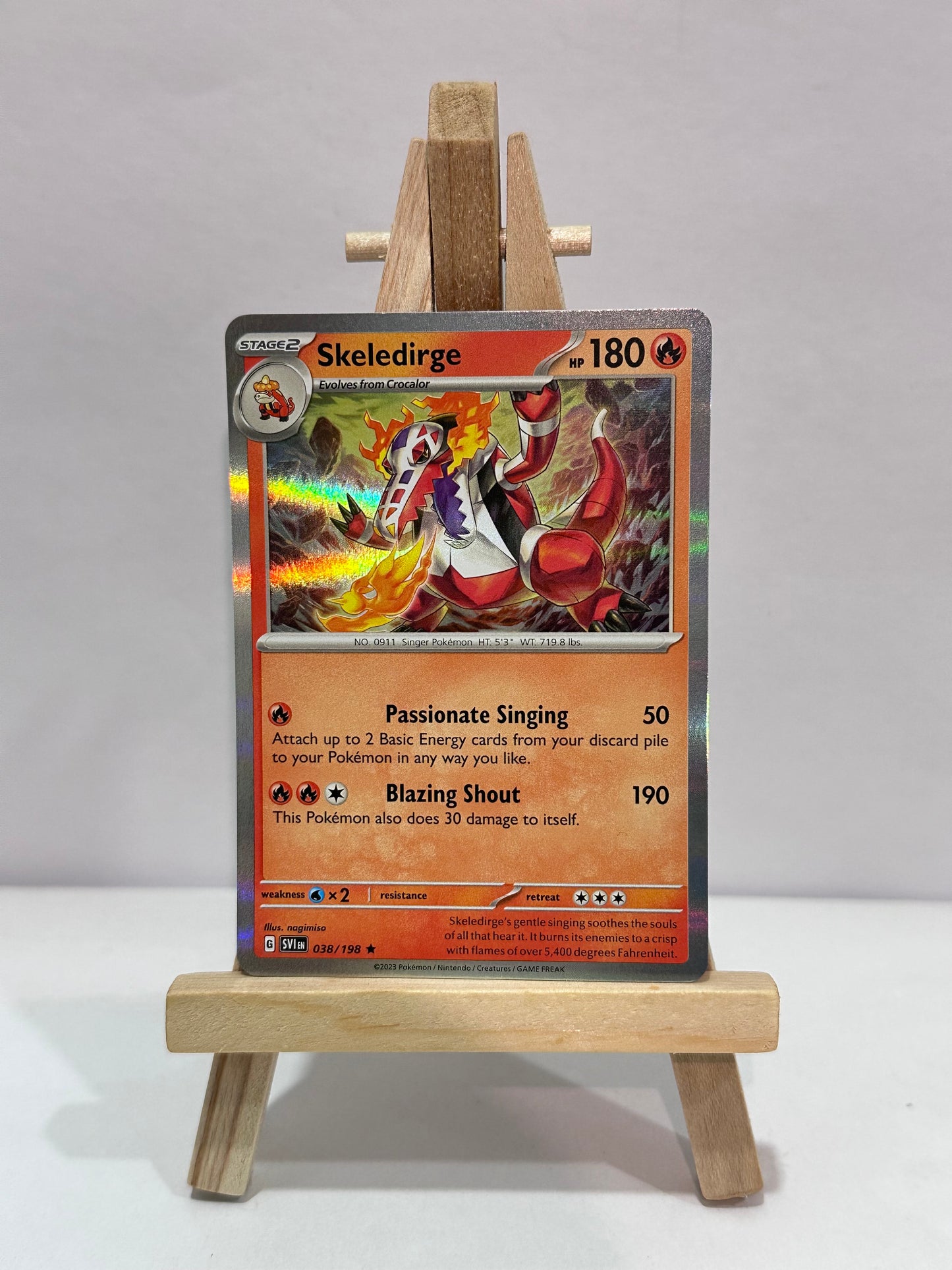 Skeledirge (Scarlet & Violet) Holo