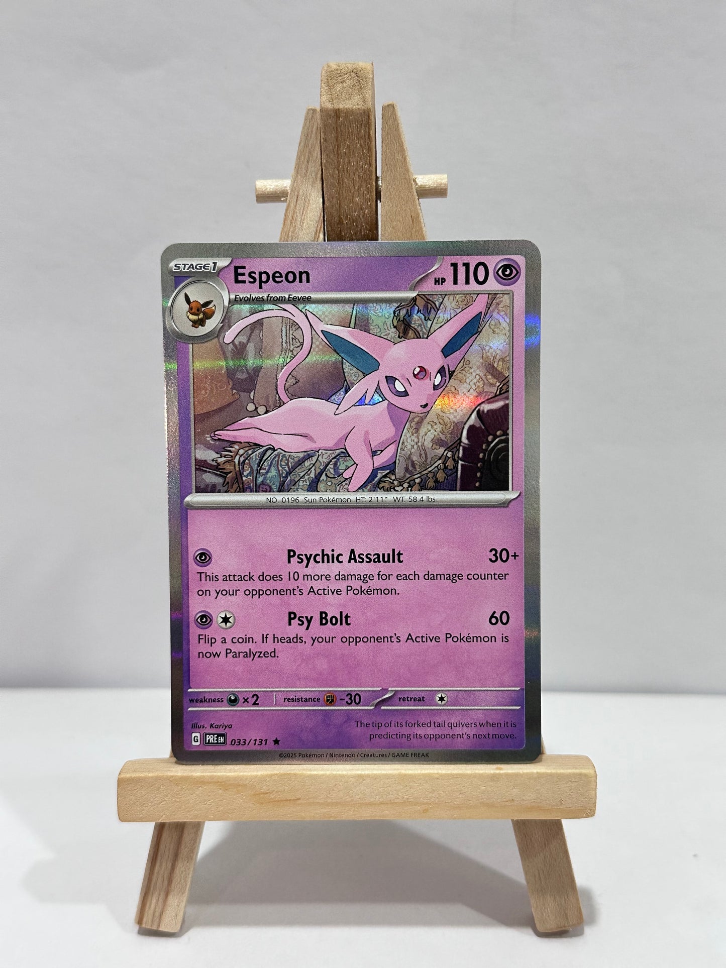 Espeon (SV Prismatic Evolution) Holo