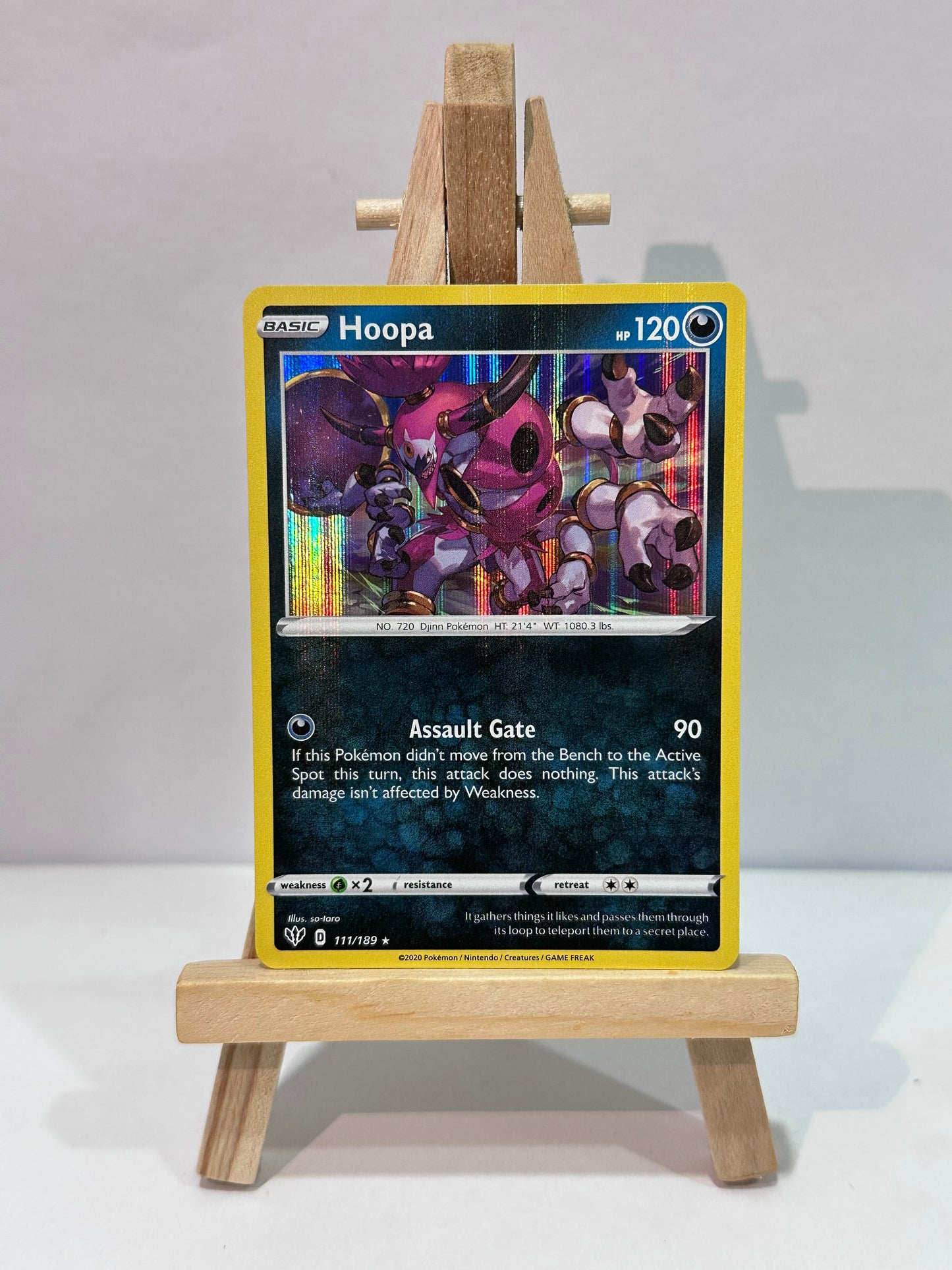 Hoopa (SWSH Darkness Ablaze) Holo