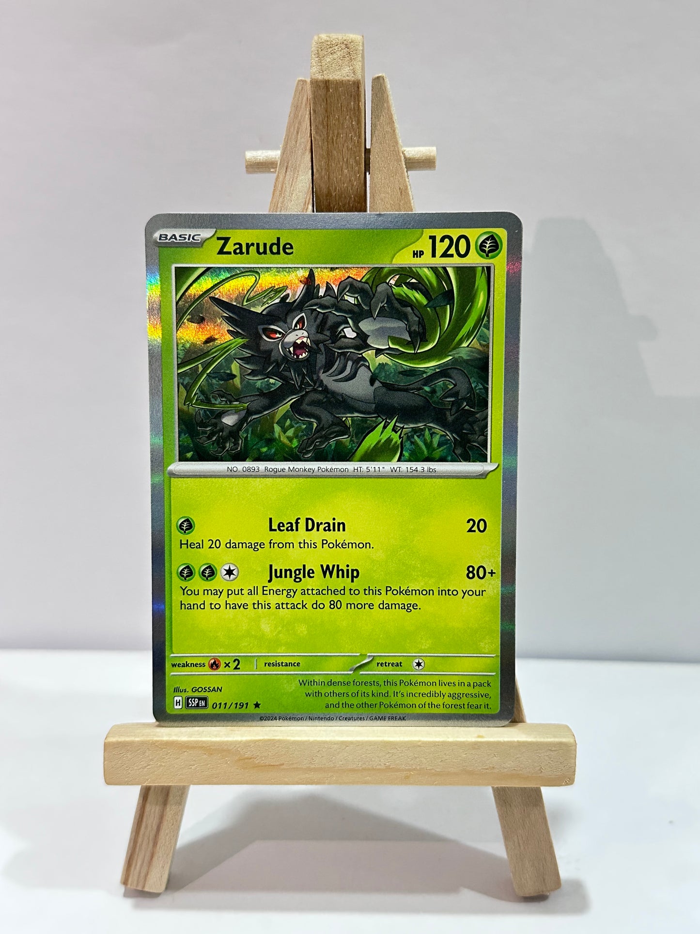Zarude (SV Surging Sparks) Holo