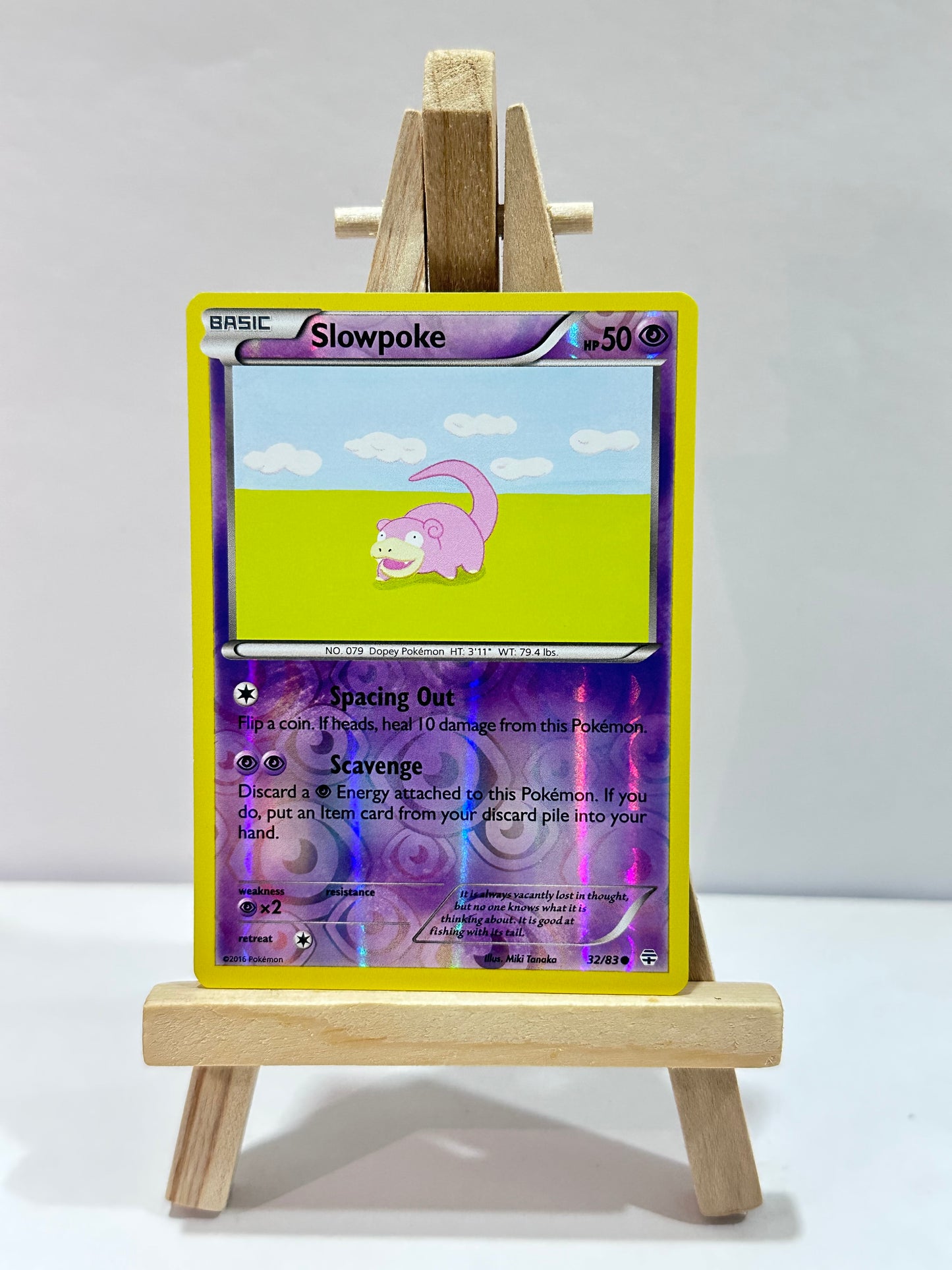 Slowpoke (XY Generations) Reverse Holo