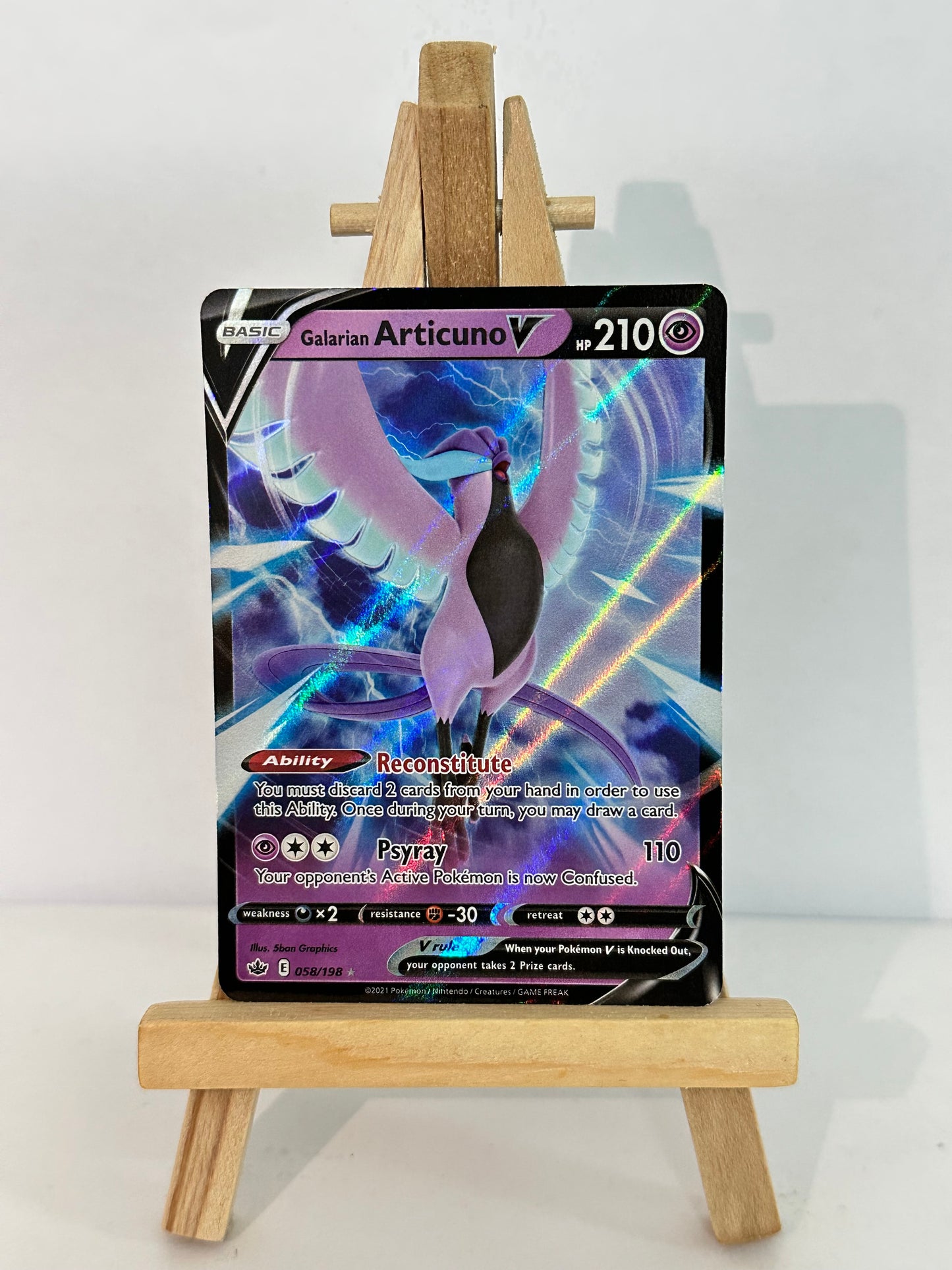 Galarian Articuno V (SWSH Chilling Reign)