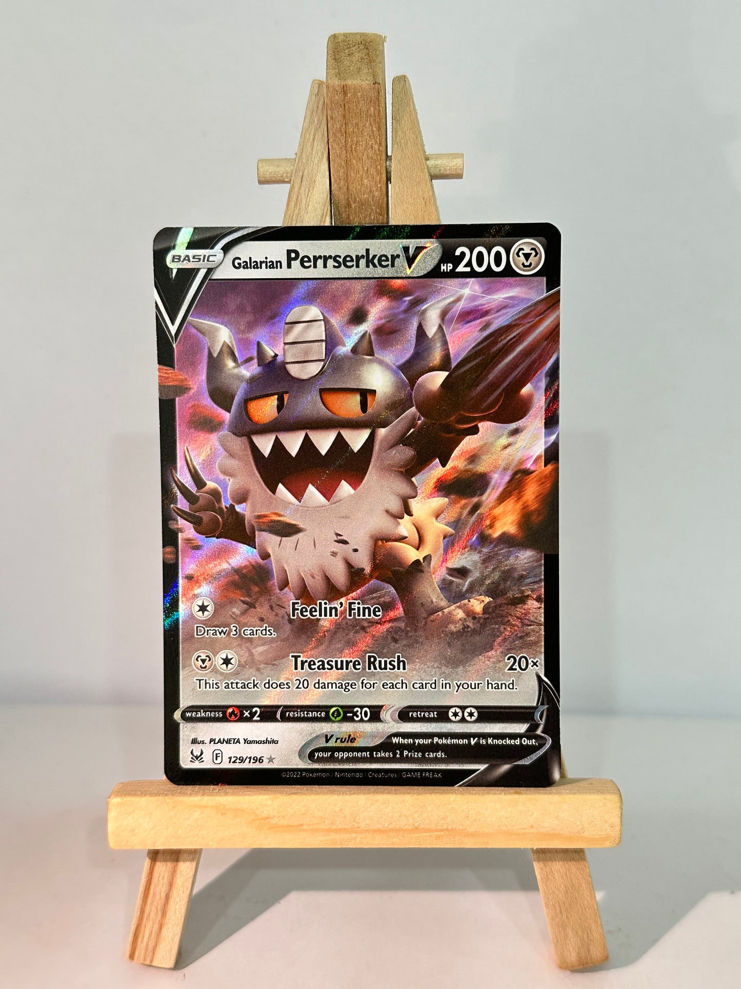 Galarian Perrserker V (SWSH Lost Origin)