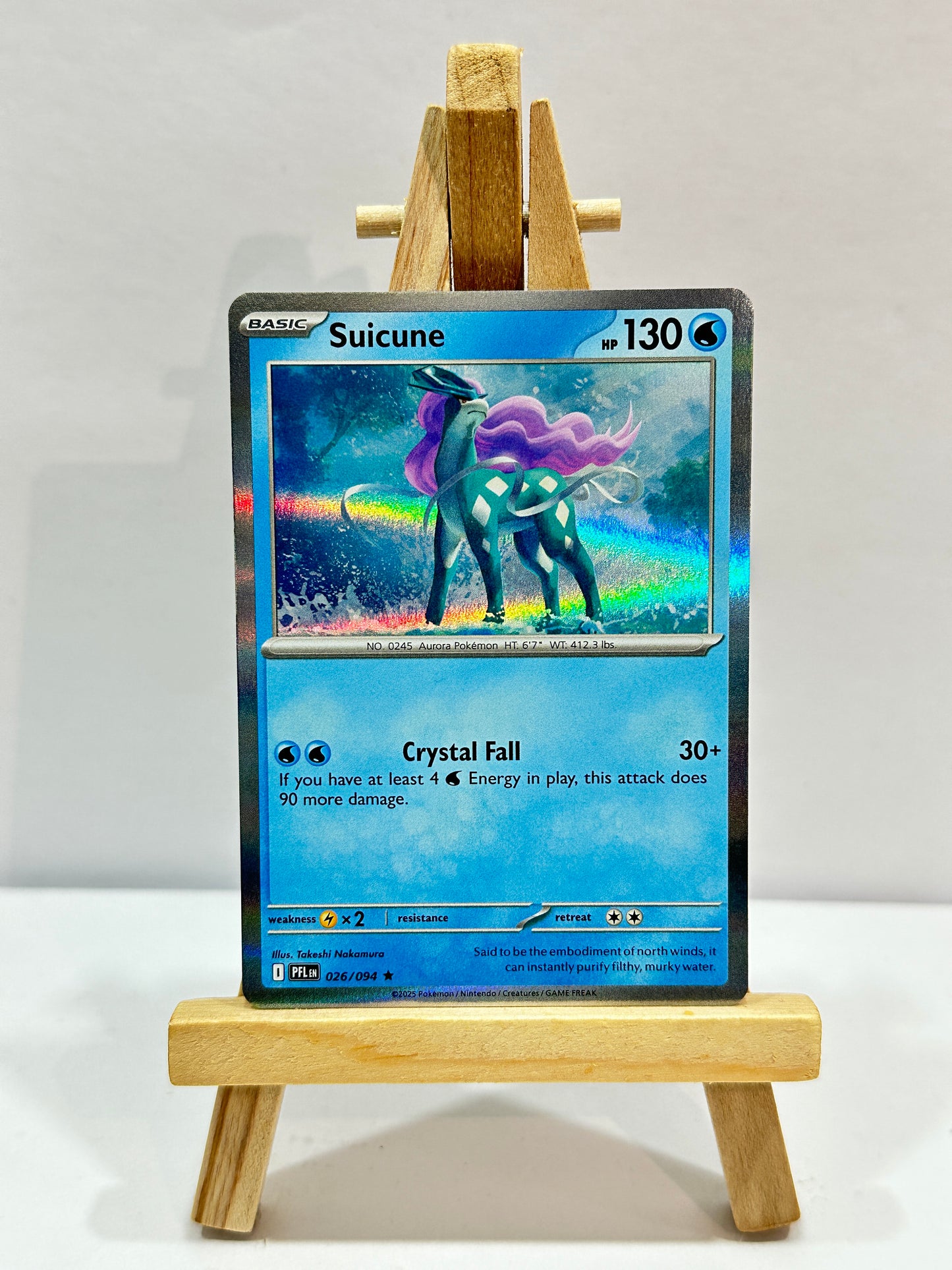 Suicune (ME Phantasmal Flames) Holo