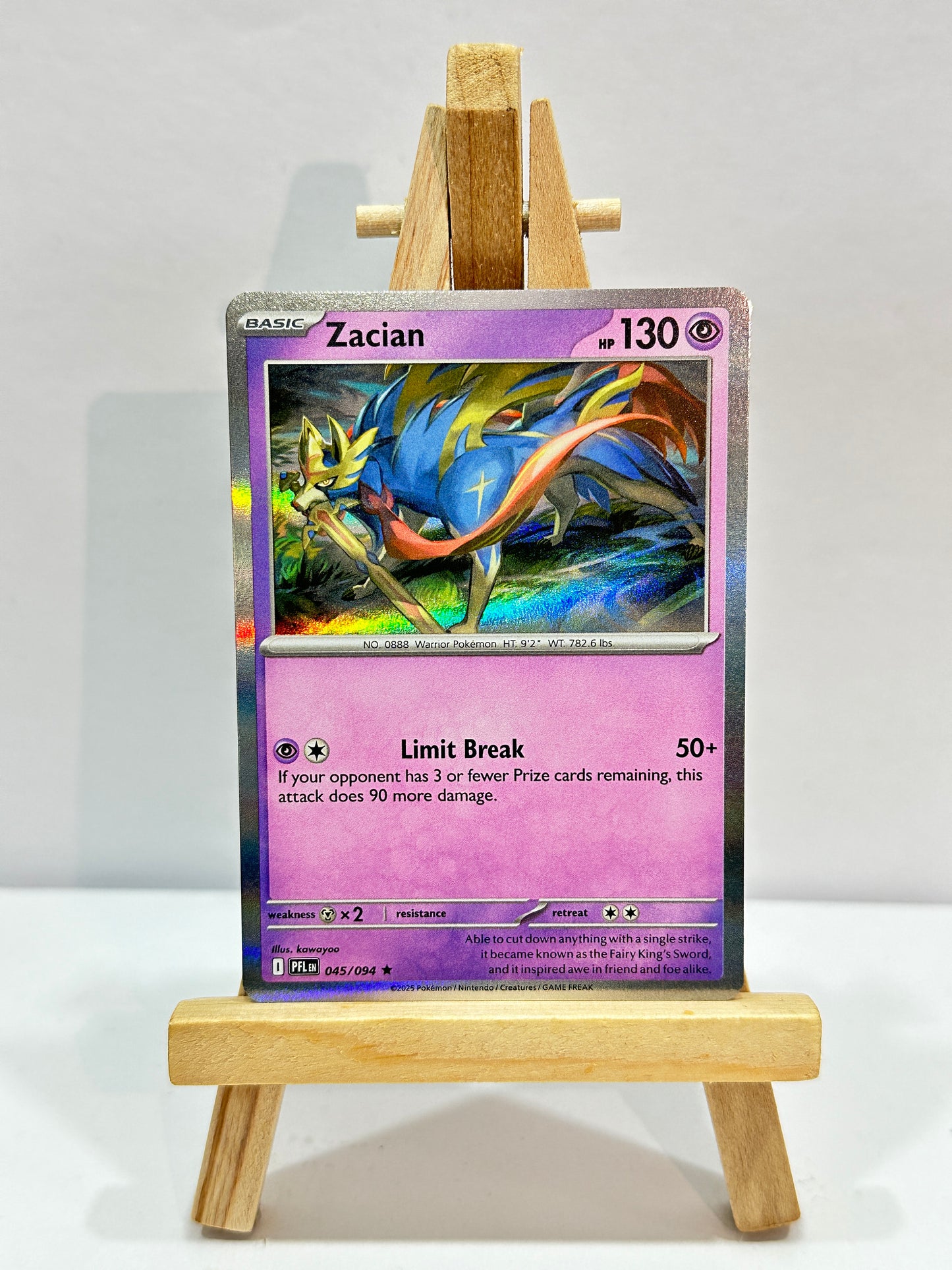 Zacian (ME Phantasmal Flames) Holo