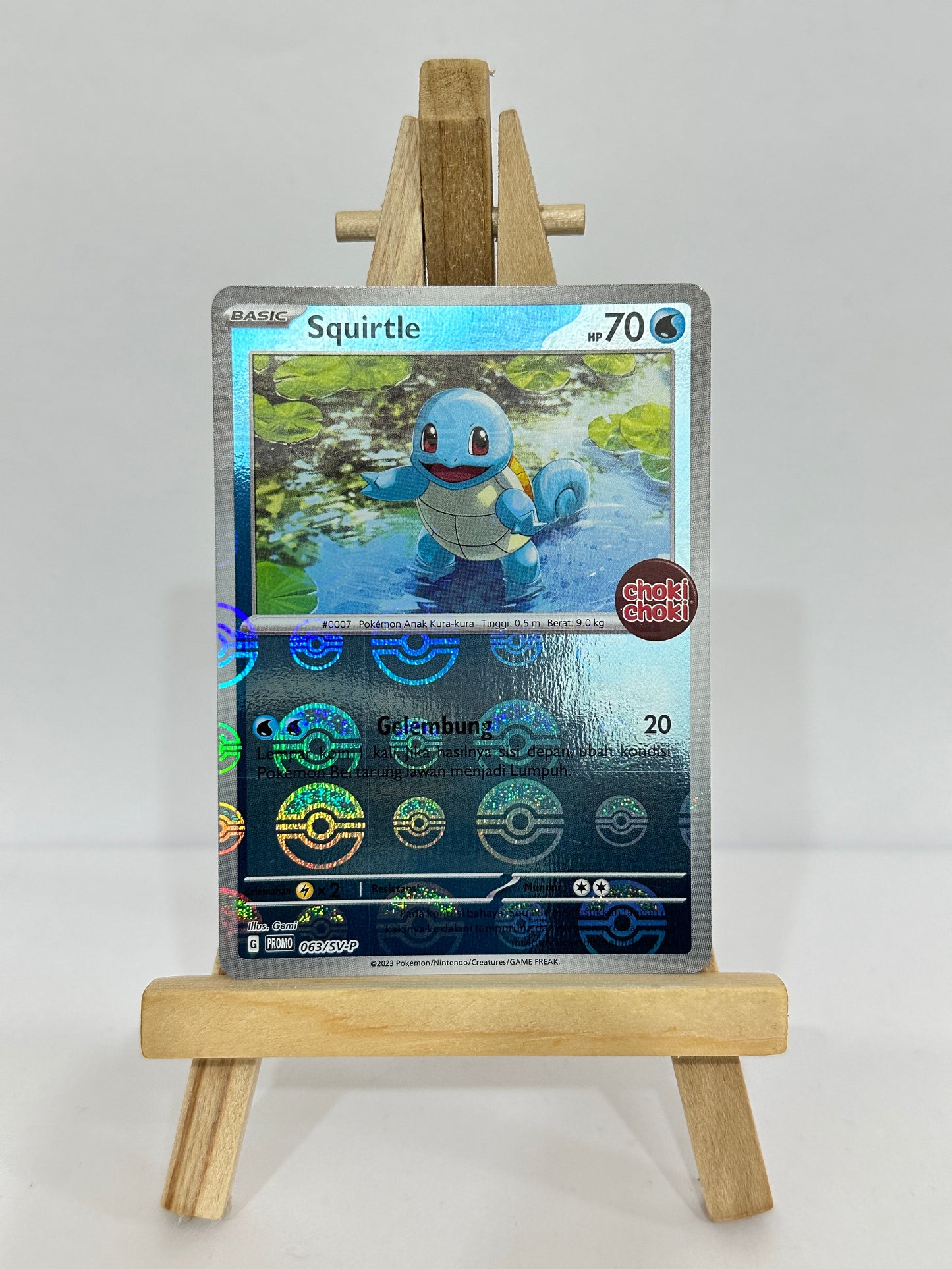 Squirtle Pokeball (Choki Choki Promo) Indonesia