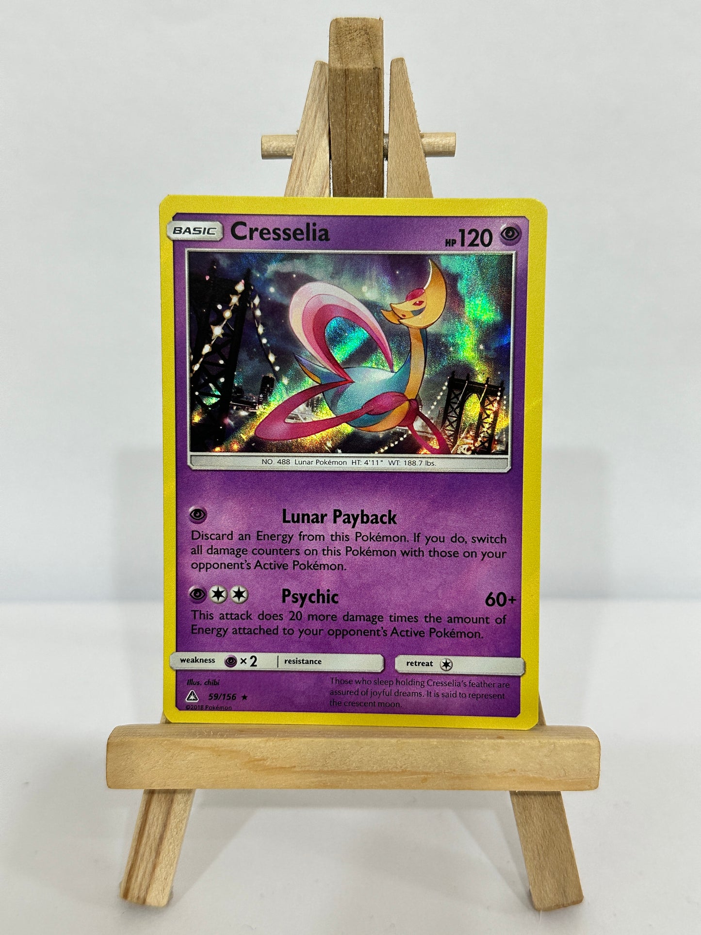 Cresselia (SM Ultra Prism) Holo