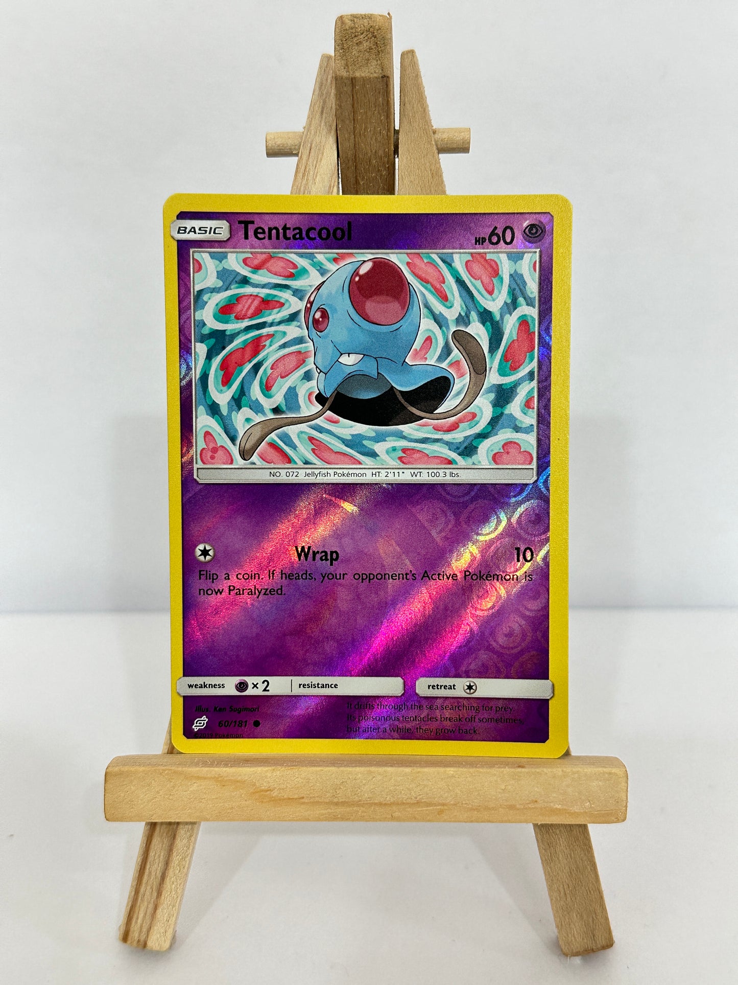 Tentacool (SM Team Up) Reverse Holo