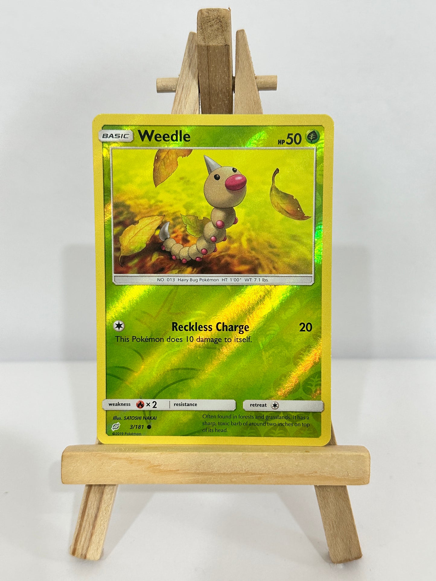 Weedle 3 (SM Team Up) Reverse Holo