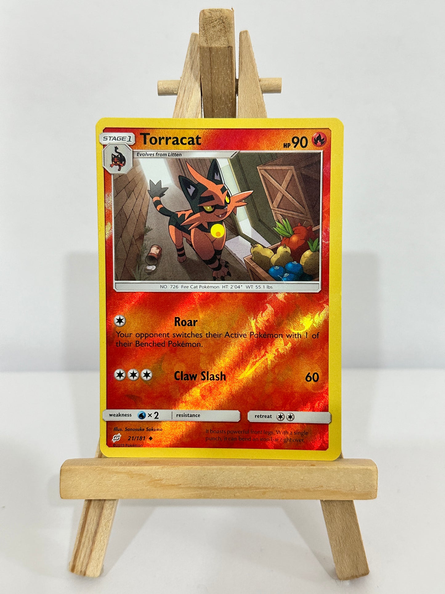 Torracat (SM Team Up) Reverse Holo