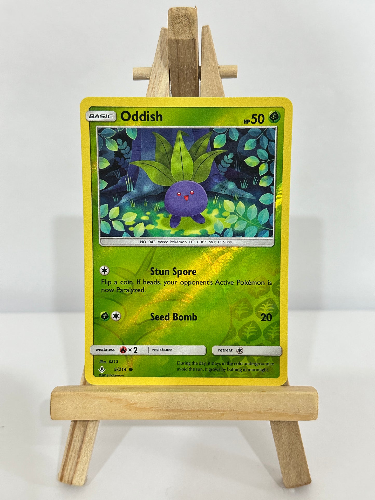 Oddish (SM Unbroken Bonds) Reverse Holo