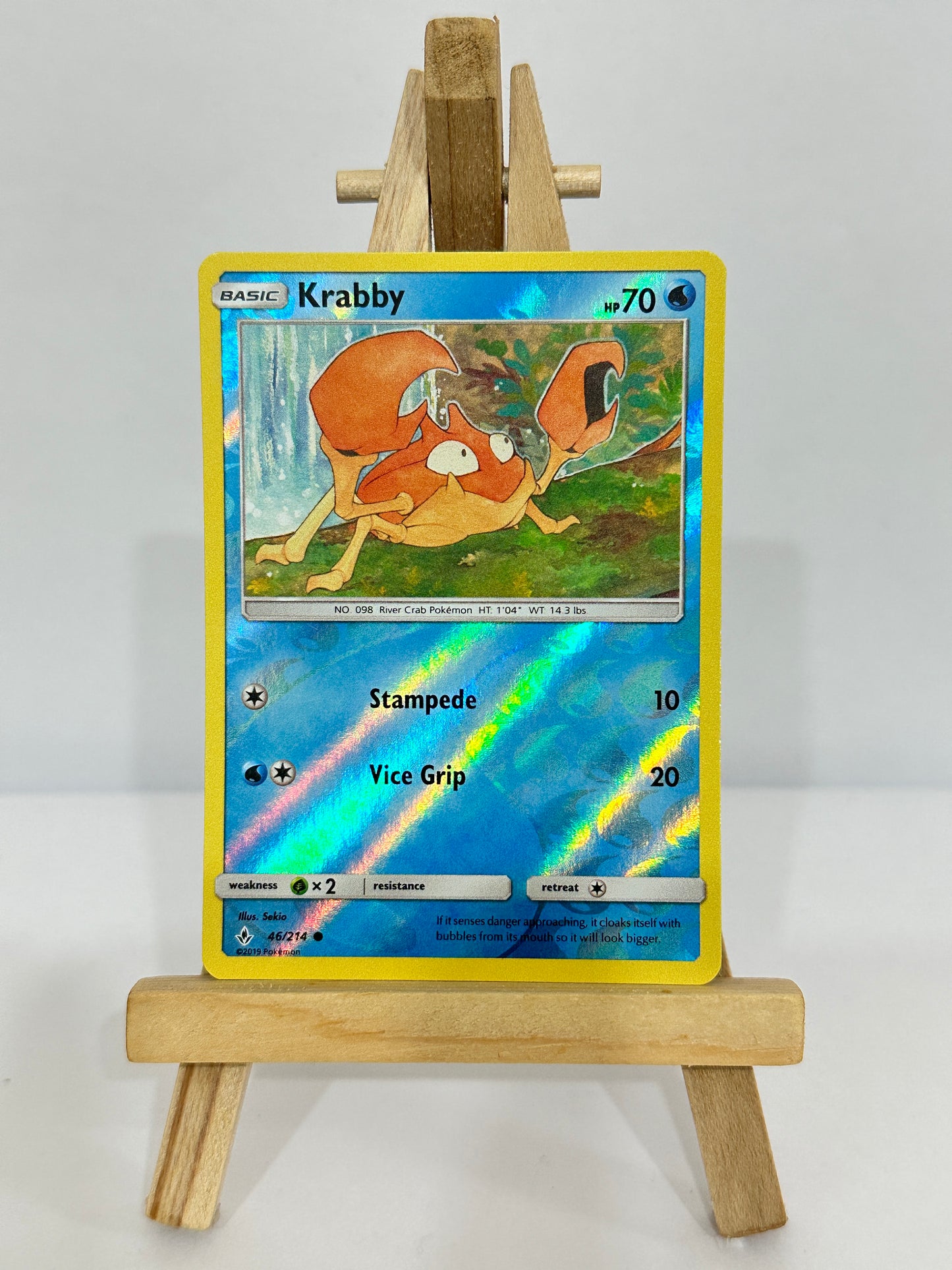 Krabby (SM Unbroken Bonds) Reverse Holo